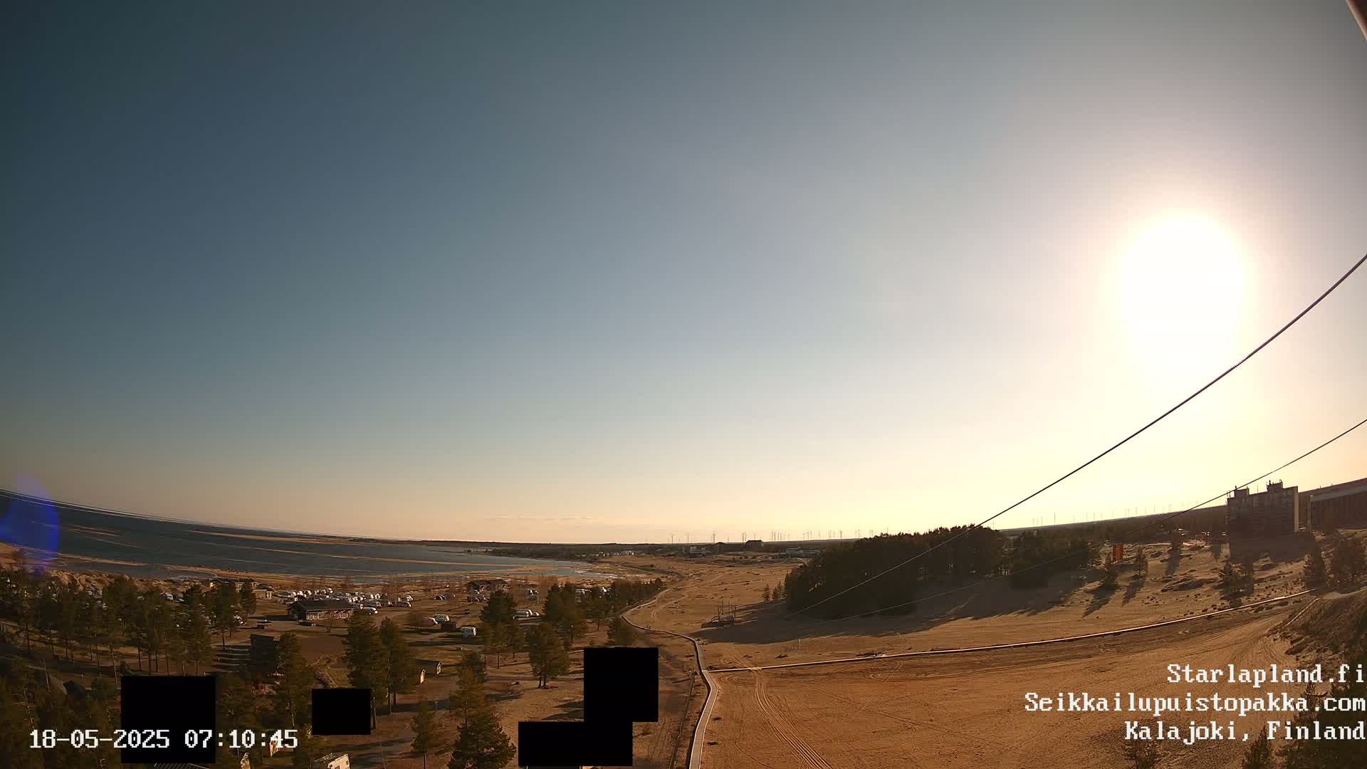 Adventure Park Pakka, Kalajoki, Aurora Boreails/Northern Lights  Live Cam - Kalajoki, Ylivieska, North Ostrobothnia, Finland