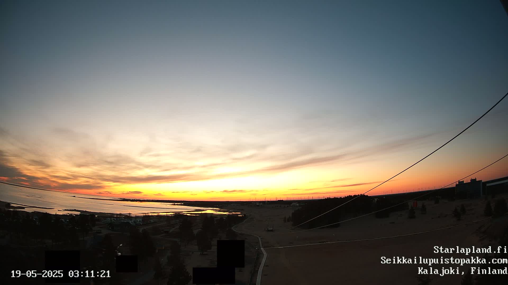 Adventure Park Pakka, Kalajoki, Aurora Boreails/Northern Lights  Live Cam - Kalajoki, Ylivieska, North Ostrobothnia, Finland