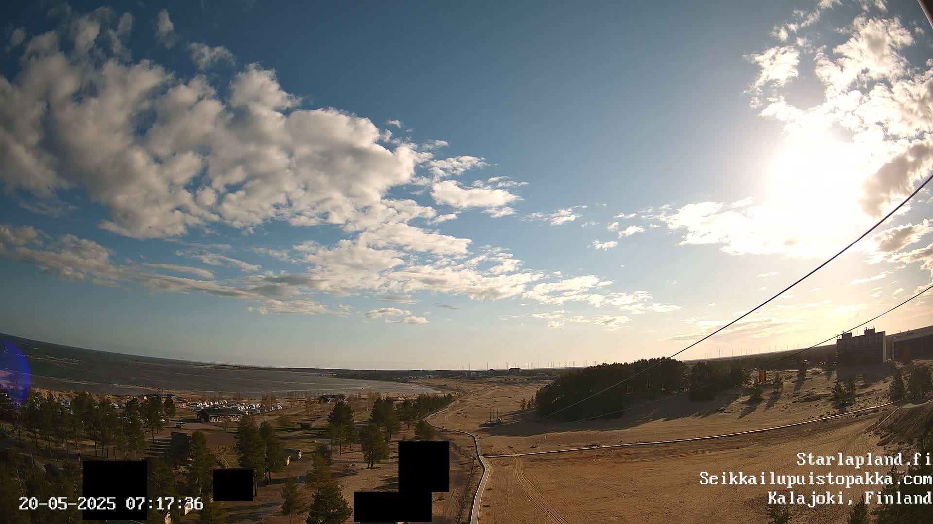 Adventure Park Pakka, Kalajoki, Aurora Boreails/Northern Lights  Live Cam - Kalajoki, Ylivieska, North Ostrobothnia, Finland