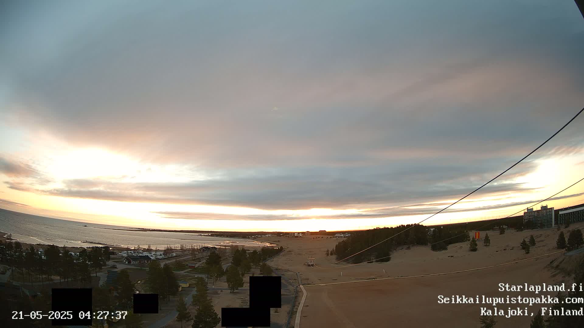 Adventure Park Pakka, Kalajoki, Aurora Boreails/Northern Lights  Live Cam - Kalajoki, Ylivieska, North Ostrobothnia, Finland