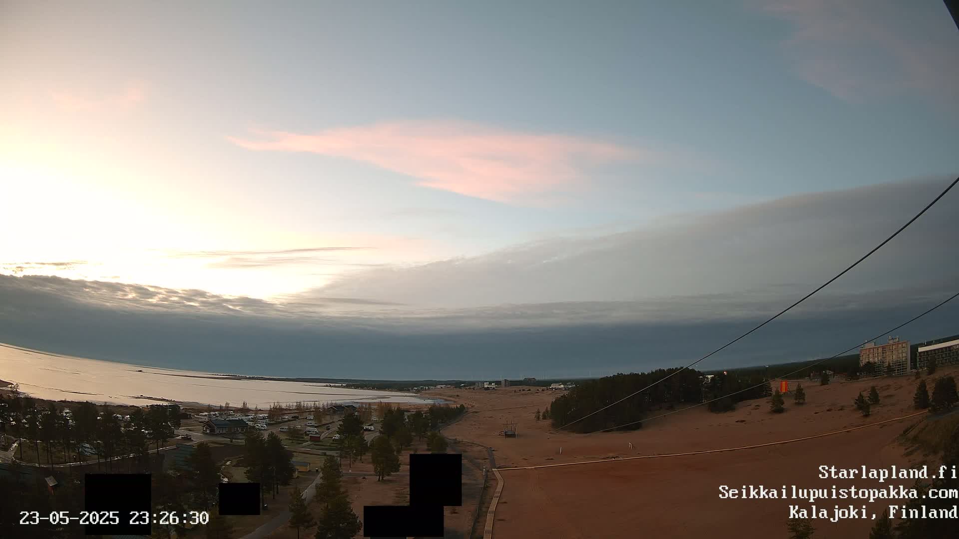 Adventure Park Pakka, Kalajoki, Aurora Boreails/Northern Lights  Live Cam - Kalajoki, Ylivieska, North Ostrobothnia, Finland