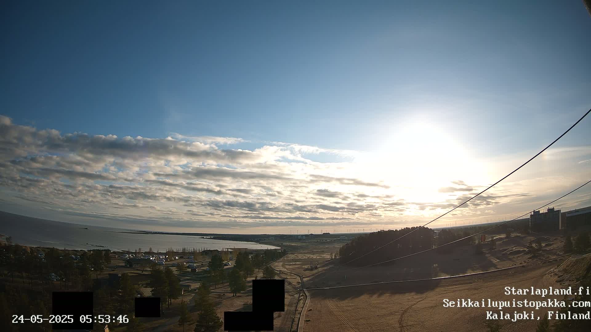 Adventure Park Pakka, Kalajoki, Aurora Boreails/Northern Lights  Live Cam - Kalajoki, Ylivieska, North Ostrobothnia, Finland