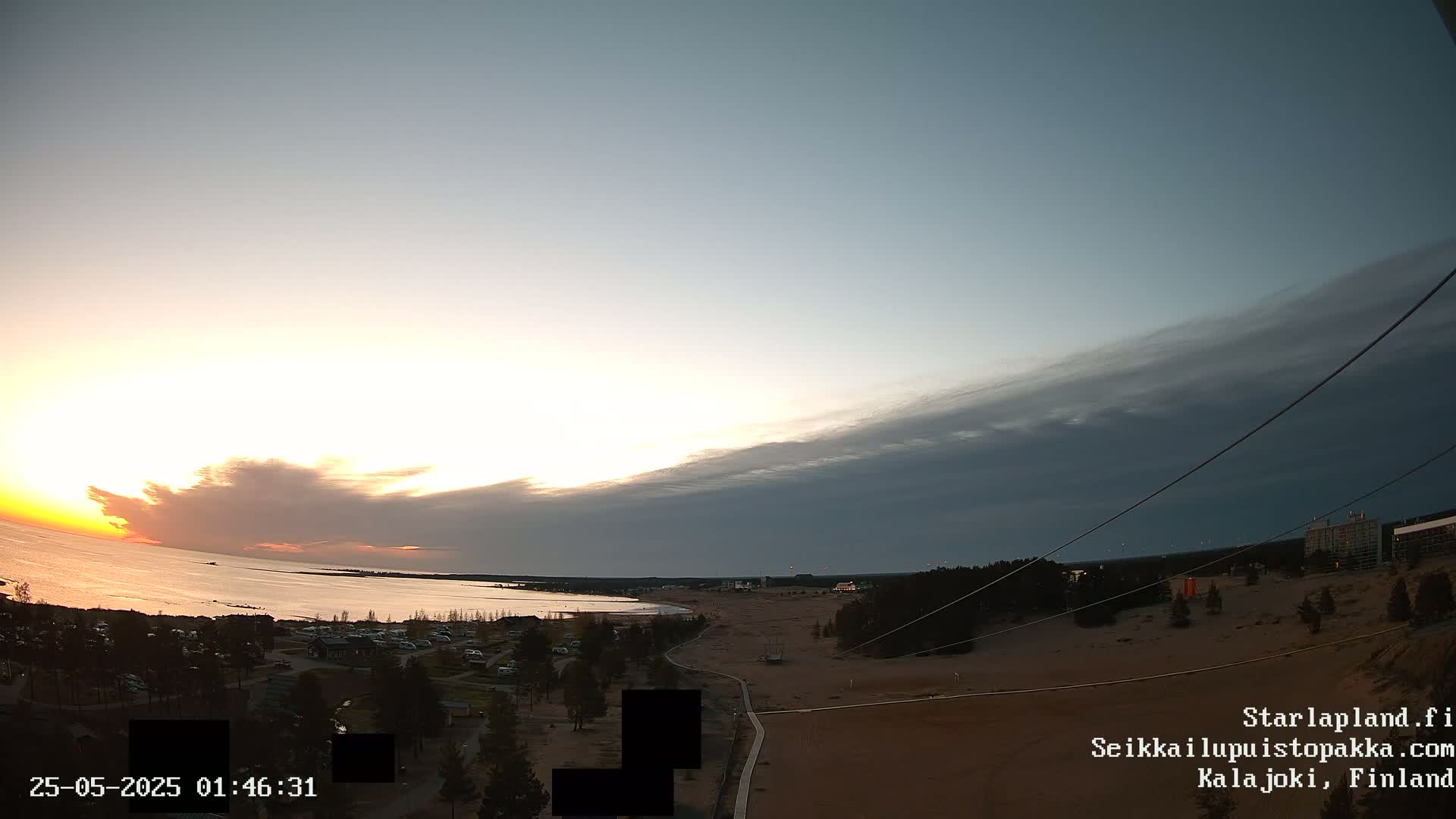 Adventure Park Pakka, Kalajoki, Aurora Boreails/Northern Lights  Live Cam - Kalajoki, Ylivieska, North Ostrobothnia, Finland