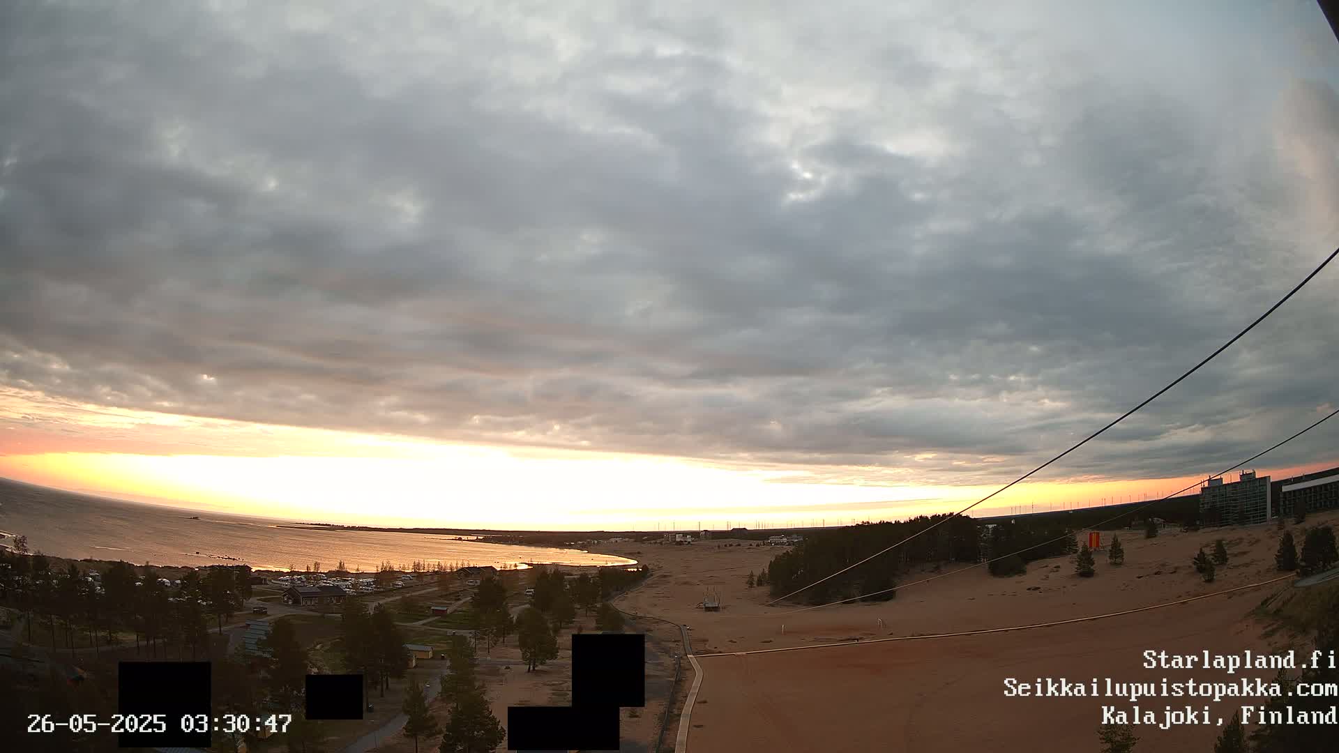 Adventure Park Pakka, Kalajoki, Aurora Boreails/Northern Lights  Live Cam - Kalajoki, Ylivieska, North Ostrobothnia, Finland