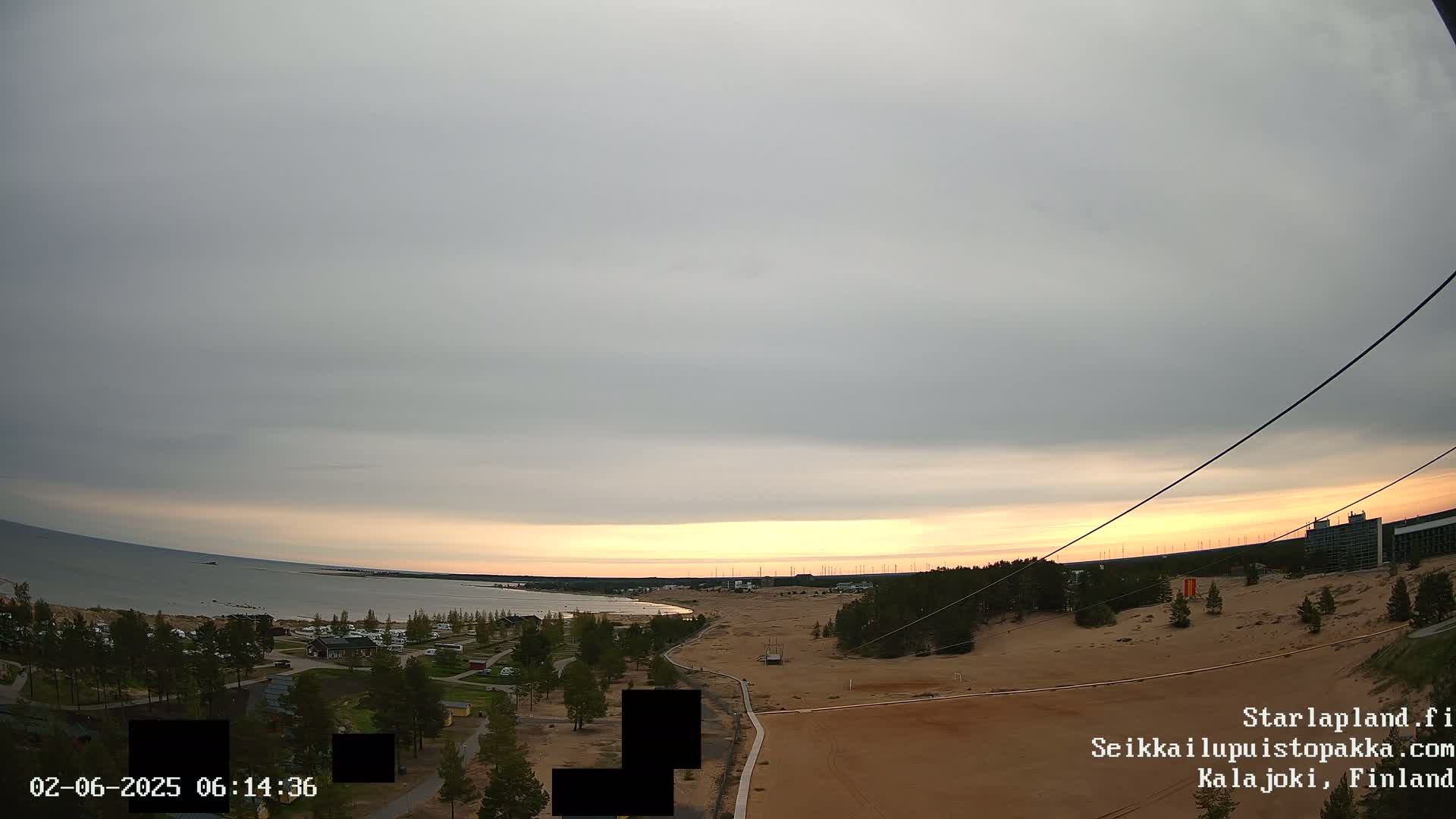 Adventure Park Pakka, Kalajoki, Aurora Boreails/Northern Lights  Live Cam - Kalajoki, Ylivieska, North Ostrobothnia, Finland