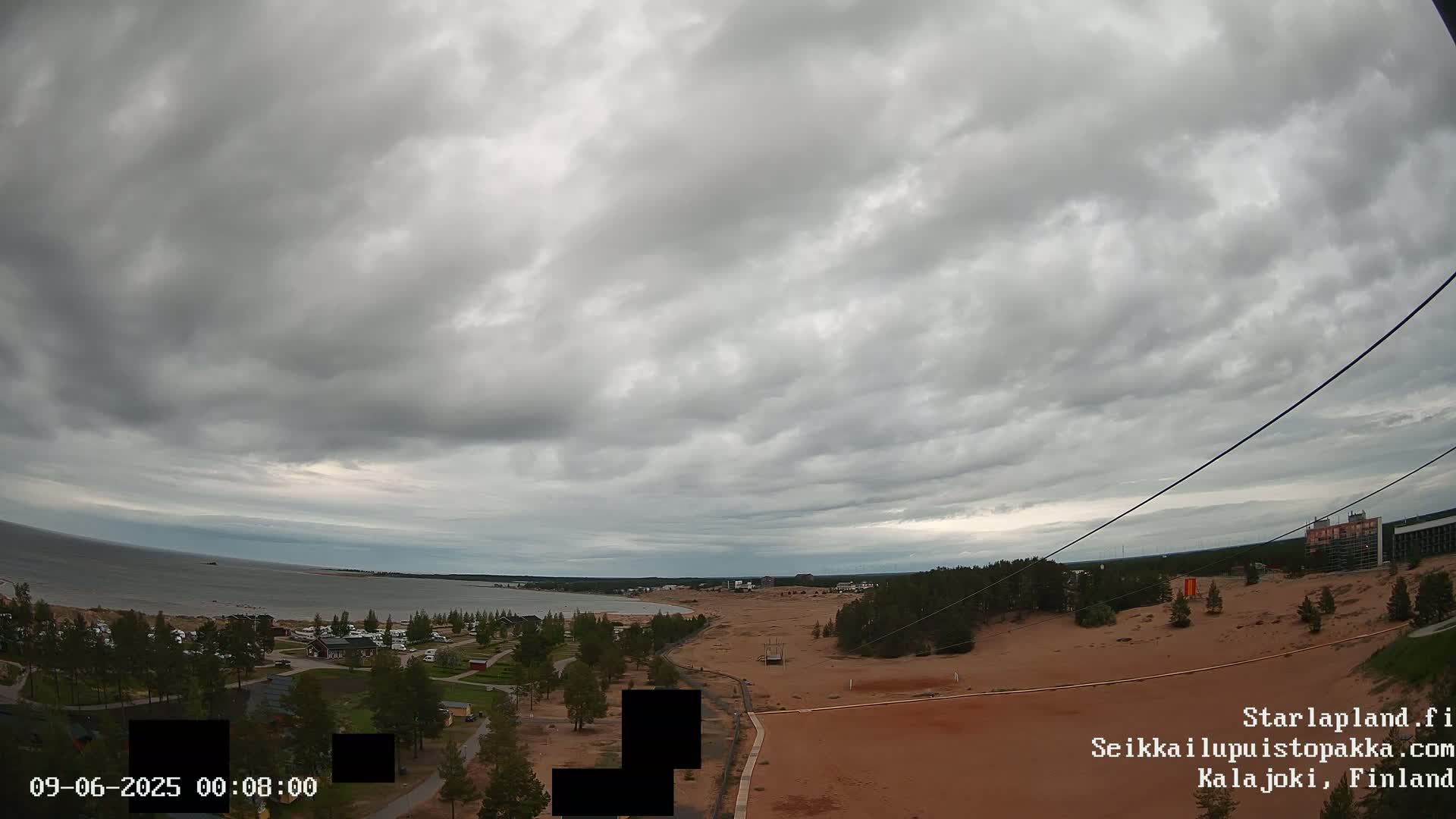 Adventure Park Pakka, Kalajoki, Aurora Boreails/Northern Lights  Live Cam - Kalajoki, Ylivieska, North Ostrobothnia, Finland