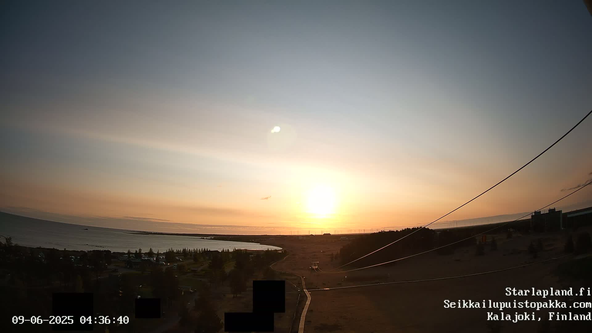 Adventure Park Pakka, Kalajoki, Aurora Boreails/Northern Lights  Live Cam - Kalajoki, Ylivieska, North Ostrobothnia, Finland