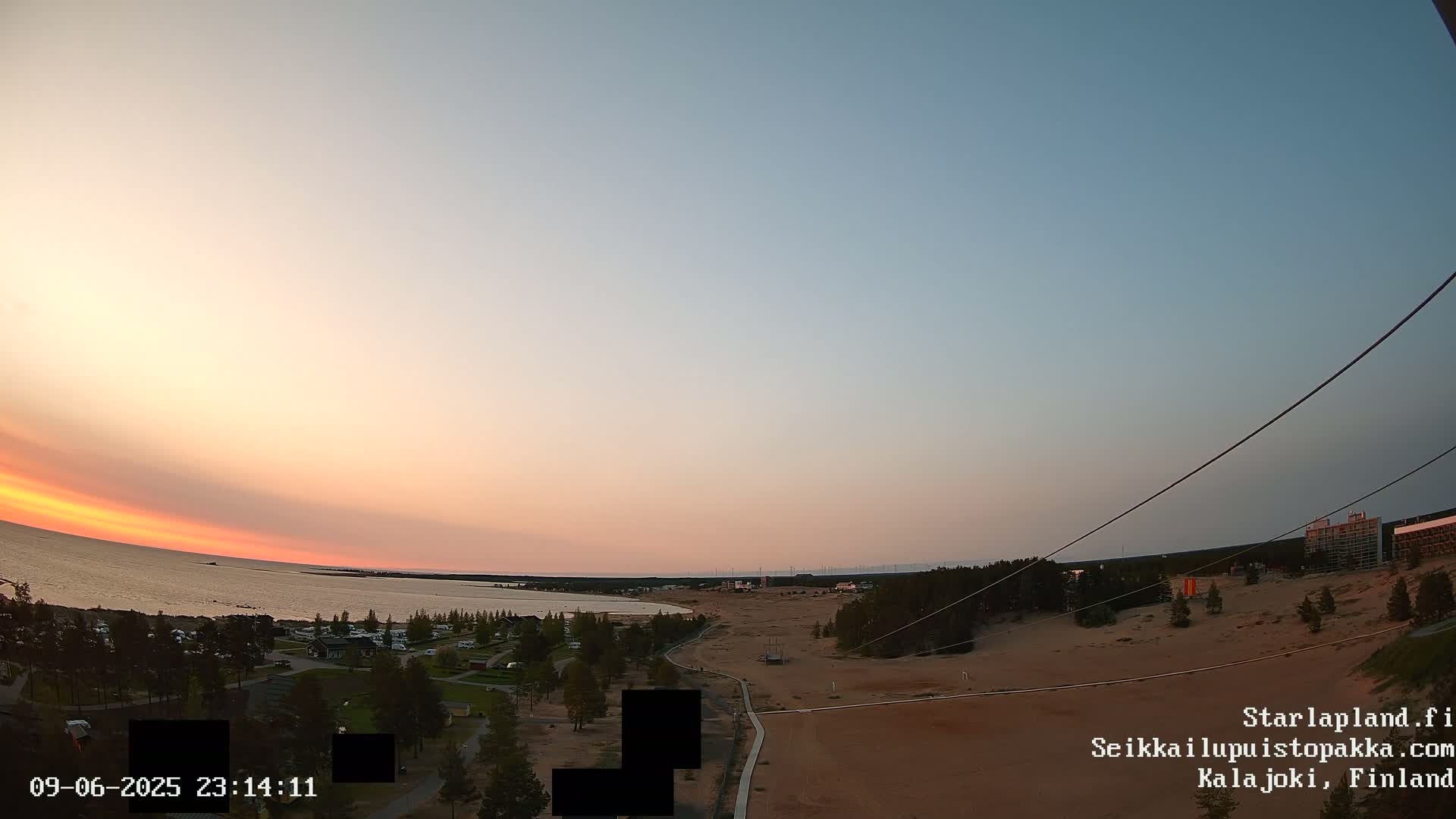 Adventure Park Pakka, Kalajoki, Aurora Boreails/Northern Lights  Live Cam - Kalajoki, Ylivieska, North Ostrobothnia, Finland