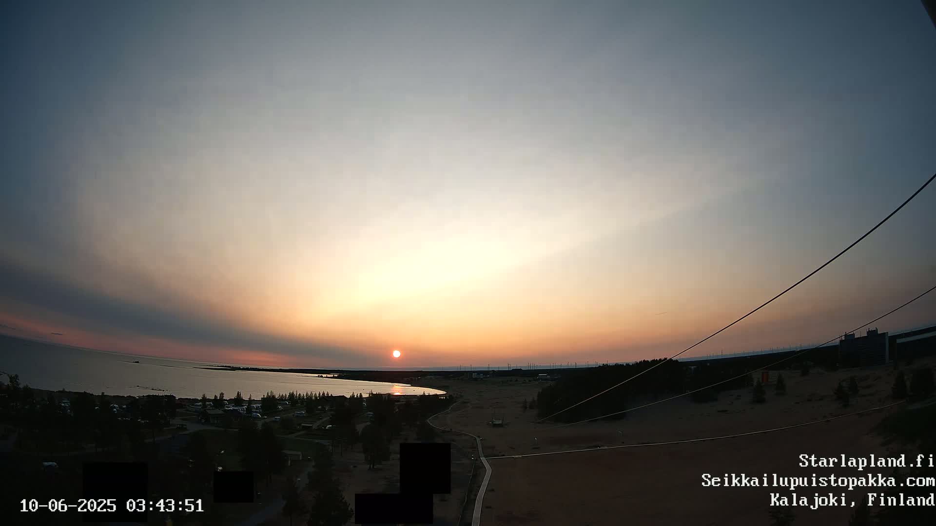 Adventure Park Pakka, Kalajoki, Aurora Boreails/Northern Lights  Live Cam - Kalajoki, Ylivieska, North Ostrobothnia, Finland