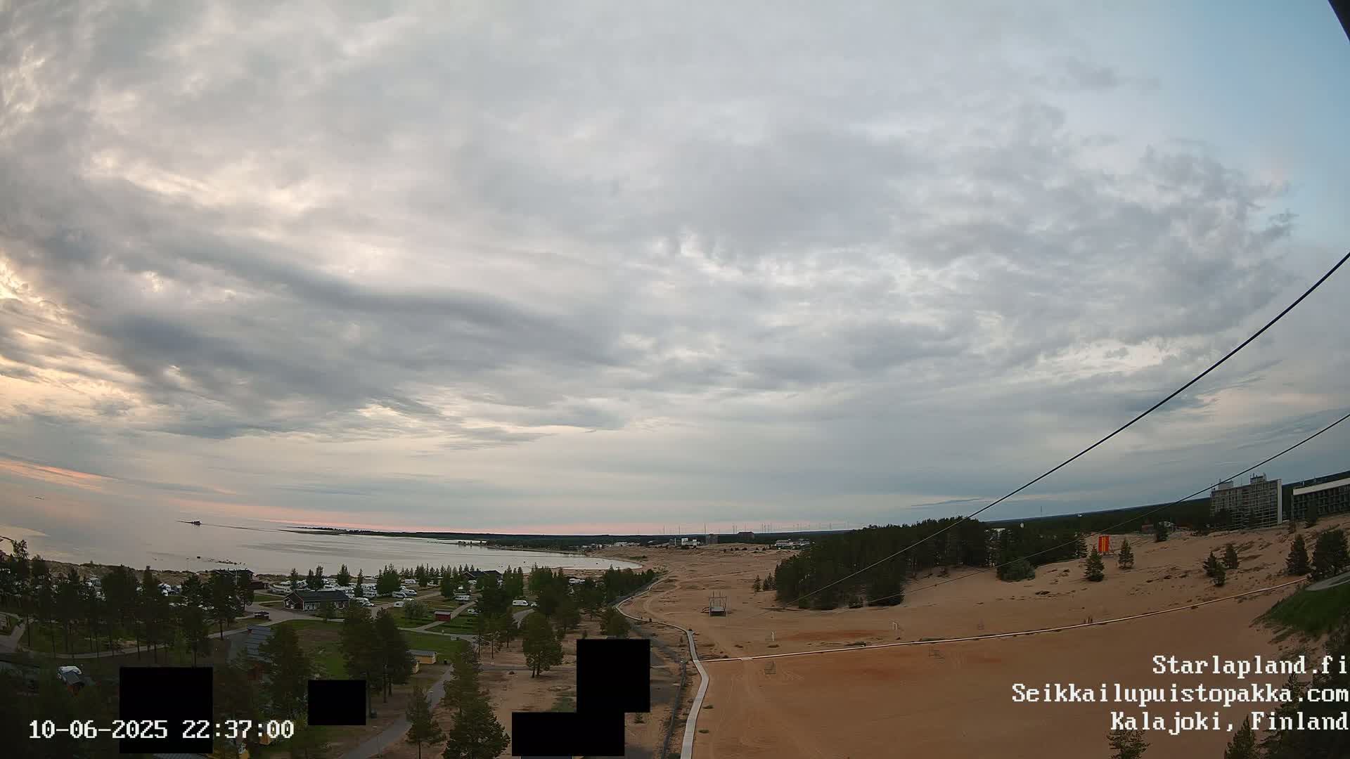 Adventure Park Pakka, Kalajoki, Aurora Boreails/Northern Lights  Live Cam - Kalajoki, Ylivieska, North Ostrobothnia, Finland