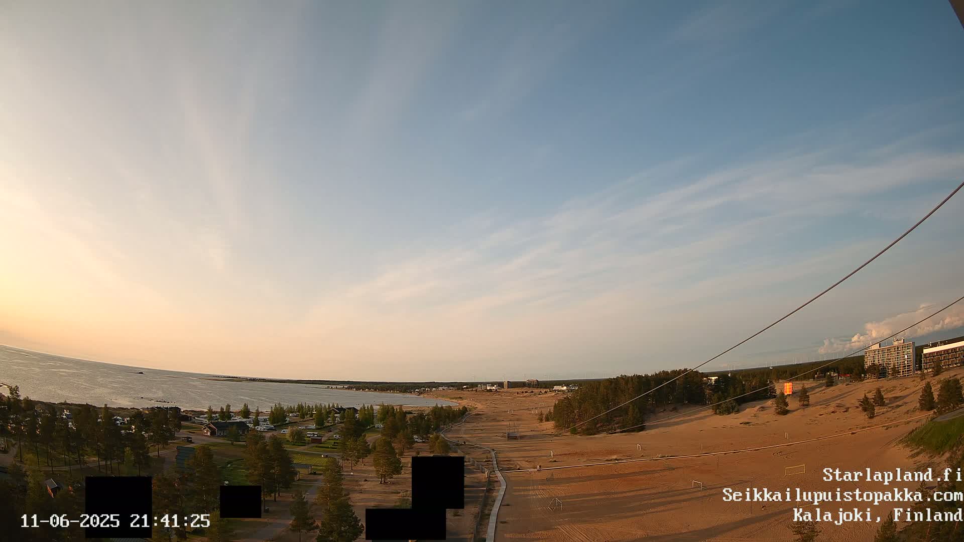 Adventure Park Pakka, Kalajoki, Aurora Boreails/Northern Lights  Live Cam - Kalajoki, Ylivieska, North Ostrobothnia, Finland