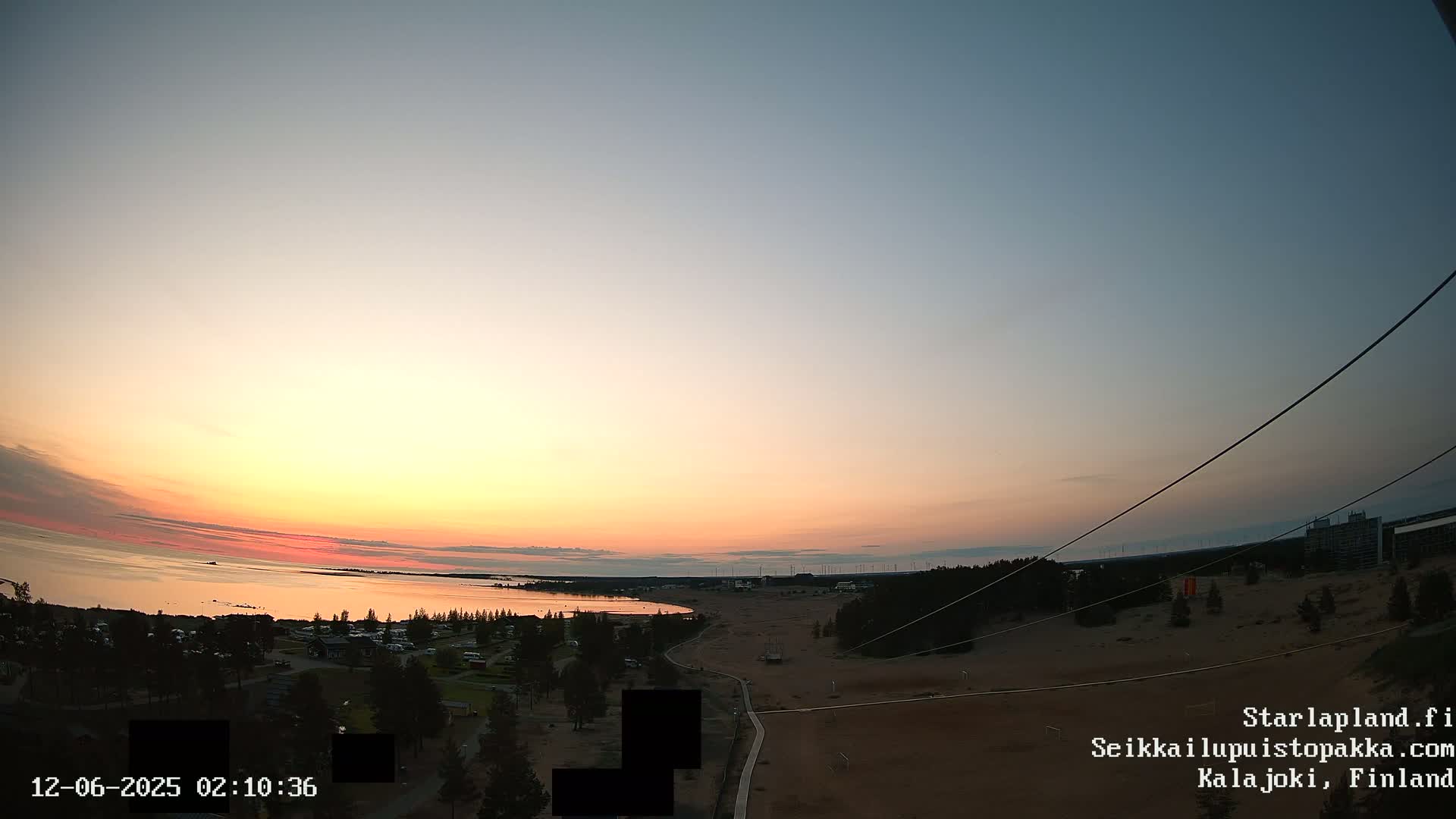 Adventure Park Pakka, Kalajoki, Aurora Boreails/Northern Lights  Live Cam - Kalajoki, Ylivieska, North Ostrobothnia, Finland