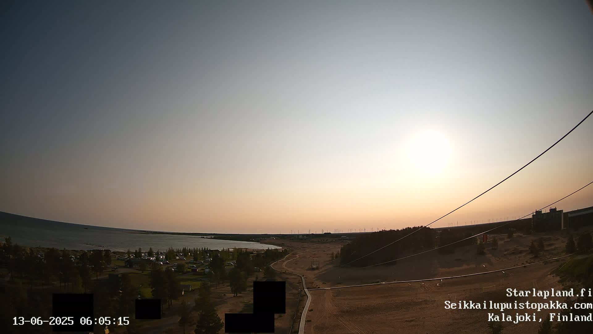 Adventure Park Pakka, Kalajoki, Aurora Boreails/Northern Lights  Live Cam - Kalajoki, Ylivieska, North Ostrobothnia, Finland