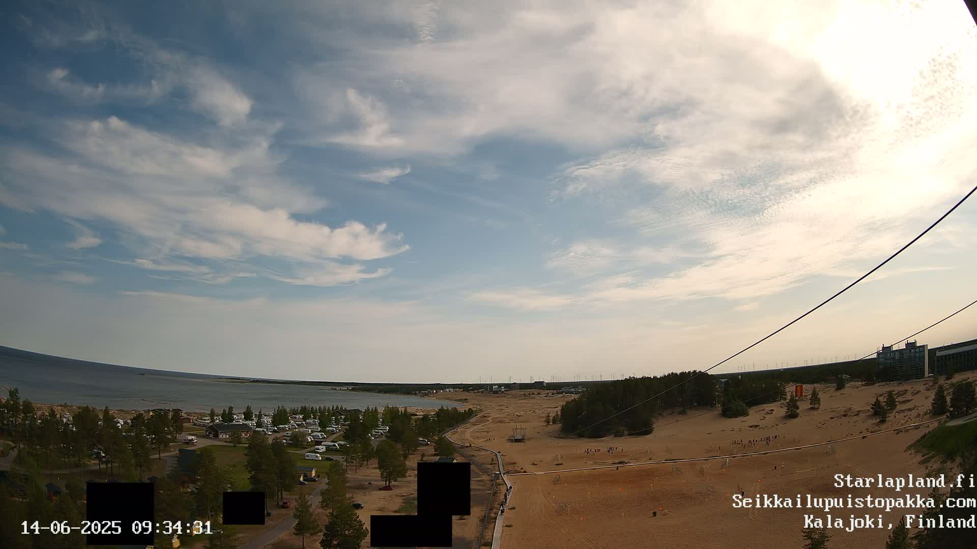 Adventure Park Pakka, Kalajoki, Aurora Boreails/Northern Lights  Live Cam - Kalajoki, Ylivieska, North Ostrobothnia, Finland