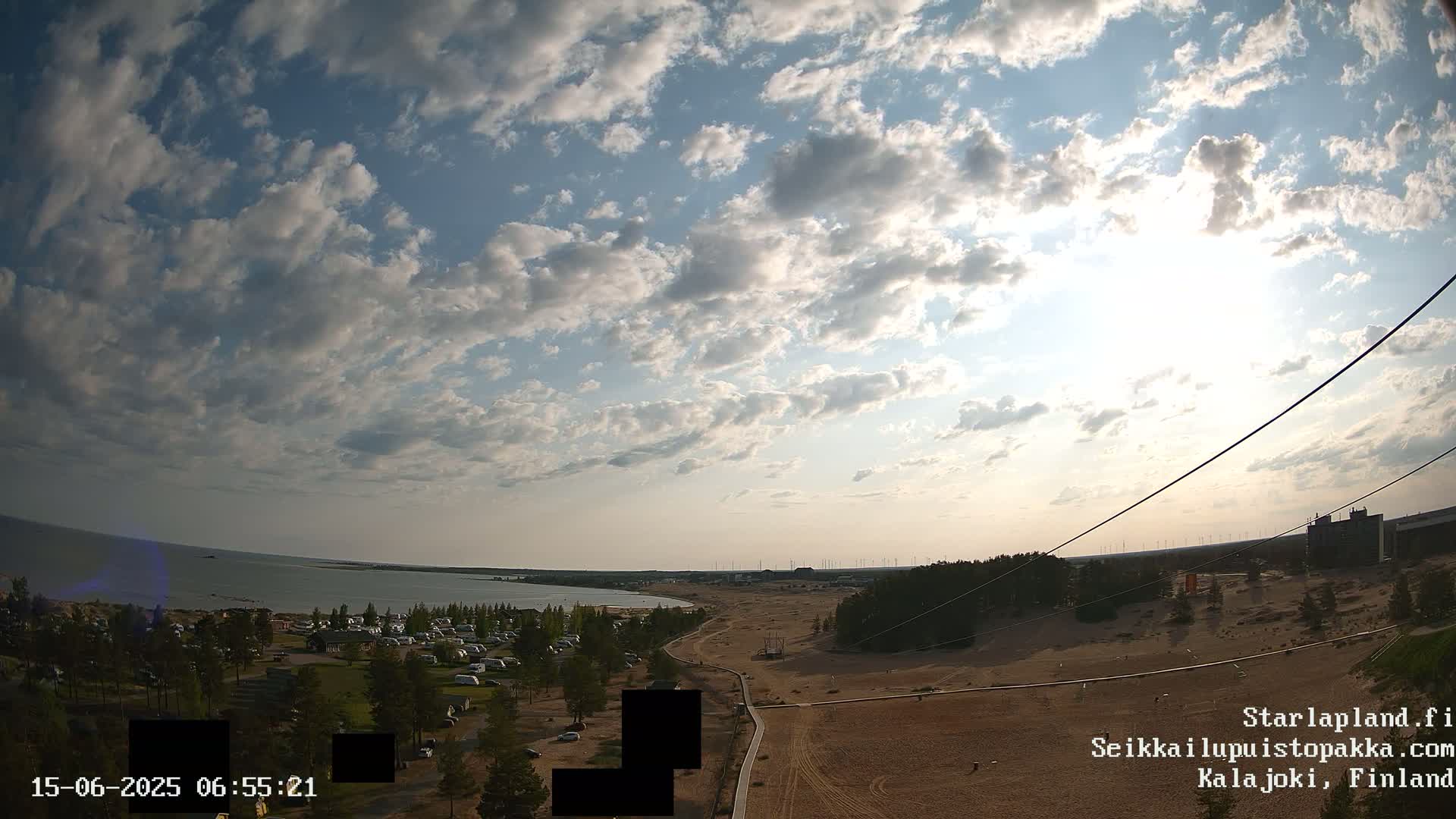 Adventure Park Pakka, Kalajoki, Aurora Boreails/Northern Lights  Live Cam - Kalajoki, Ylivieska, North Ostrobothnia, Finland
