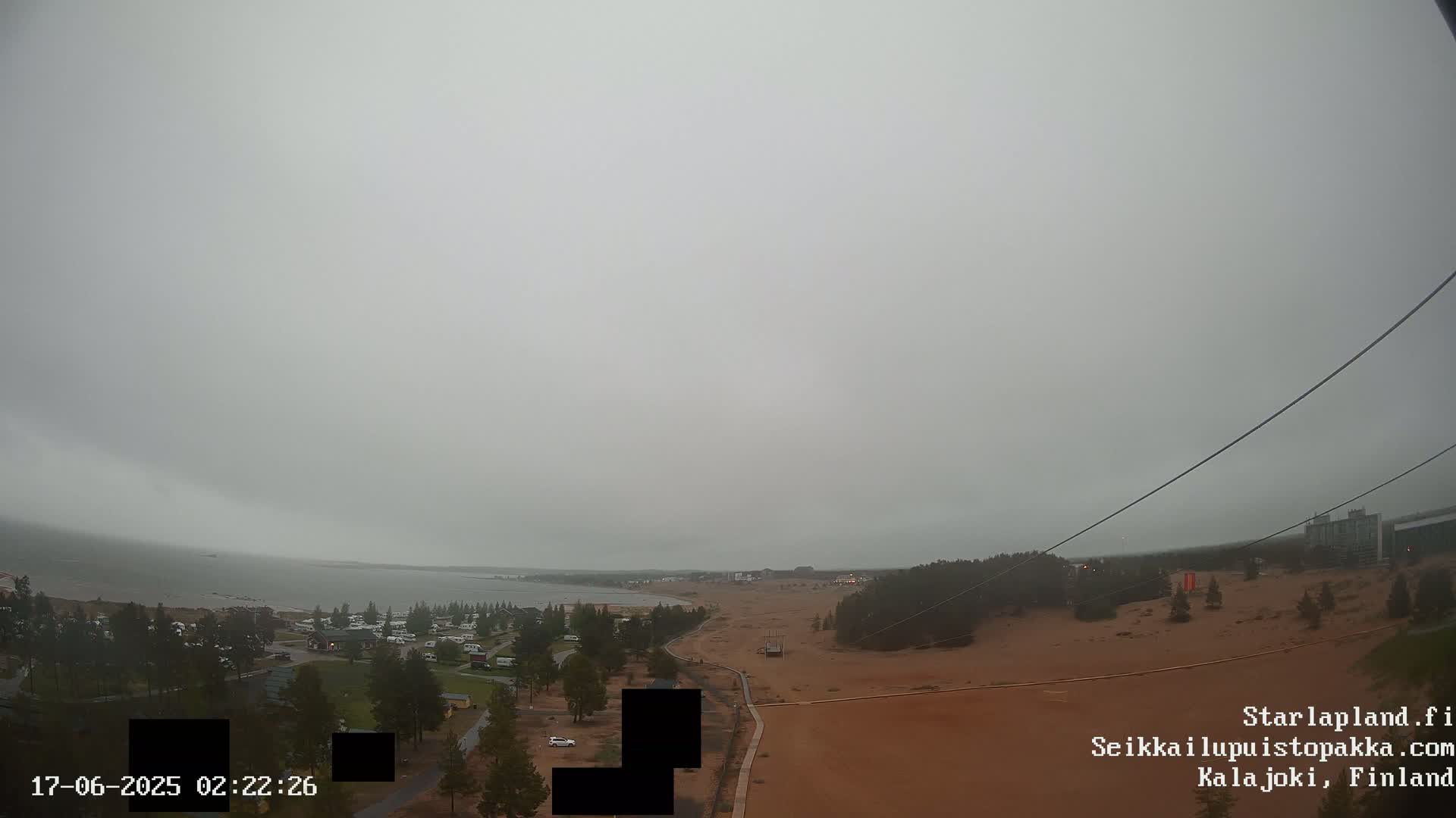 Adventure Park Pakka, Kalajoki, Aurora Boreails/Northern Lights  Live Cam - Kalajoki, Ylivieska, North Ostrobothnia, Finland