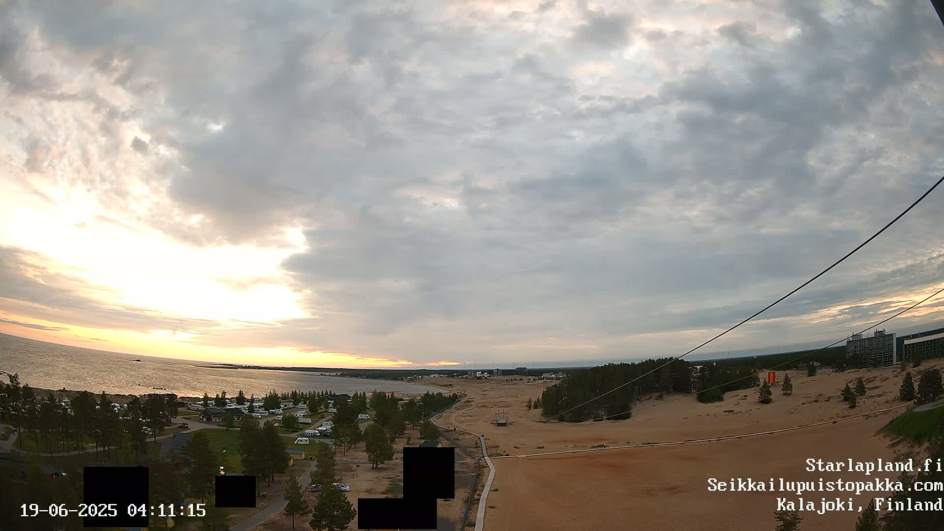Adventure Park Pakka, Kalajoki, Aurora Boreails/Northern Lights  Live Cam - Kalajoki, Ylivieska, North Ostrobothnia, Finland