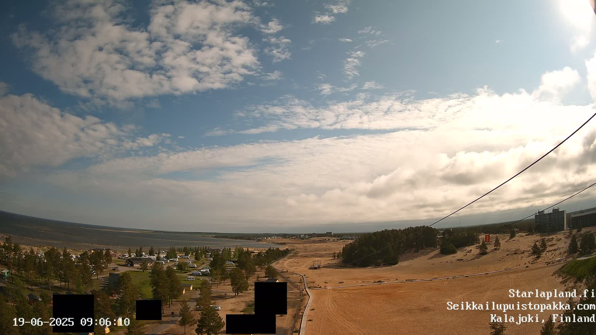 Adventure Park Pakka, Kalajoki, Aurora Boreails/Northern Lights  Live Cam - Kalajoki, Ylivieska, North Ostrobothnia, Finland