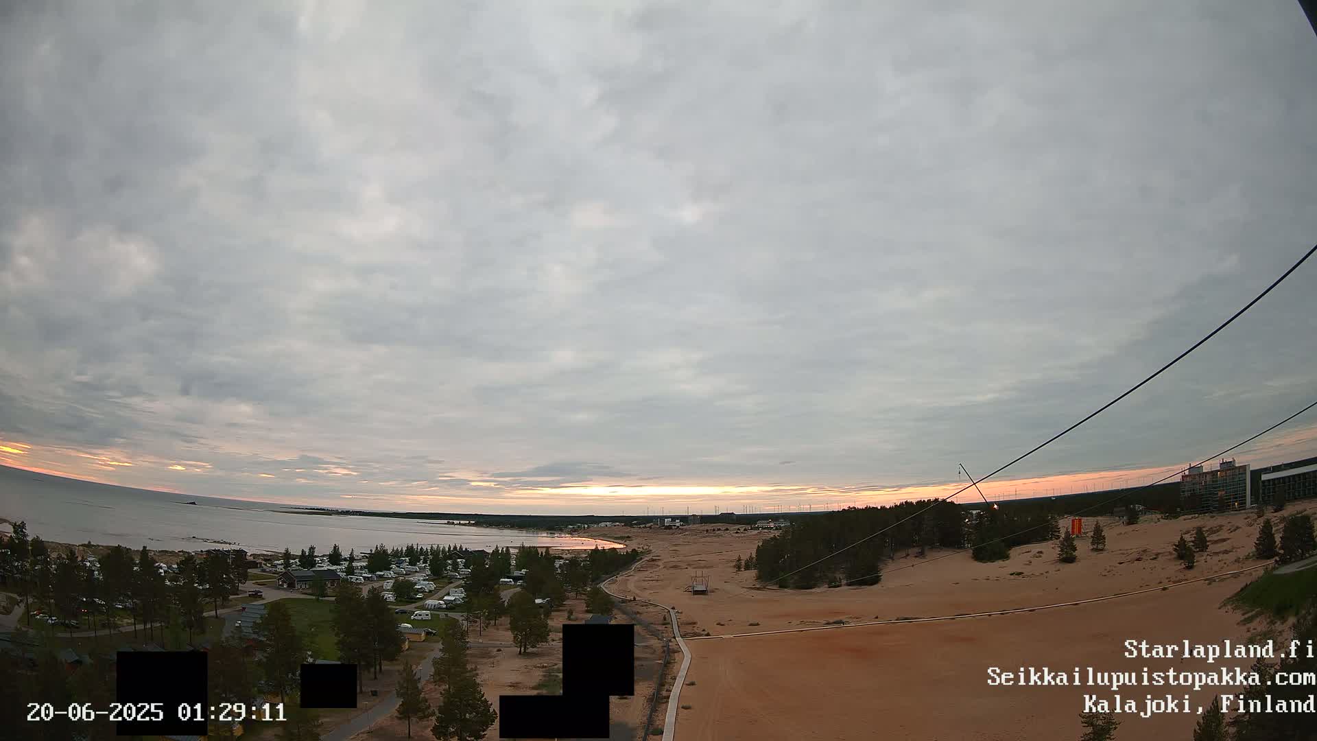 Adventure Park Pakka, Kalajoki, Aurora Boreails/Northern Lights  Live Cam - Kalajoki, Ylivieska, North Ostrobothnia, Finland