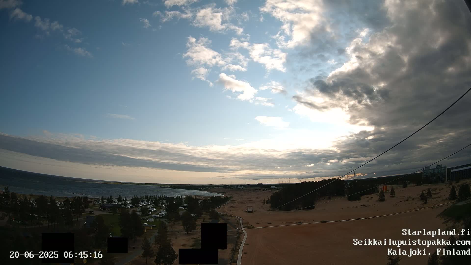 Adventure Park Pakka, Kalajoki, Aurora Boreails/Northern Lights  Live Cam - Kalajoki, Ylivieska, North Ostrobothnia, Finland