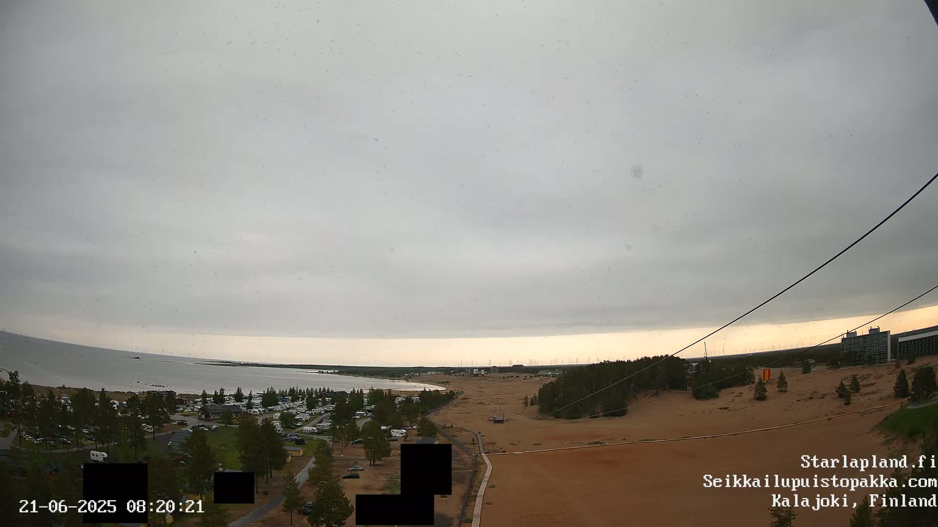 Adventure Park Pakka, Kalajoki, Aurora Boreails/Northern Lights  Live Cam - Kalajoki, Ylivieska, North Ostrobothnia, Finland