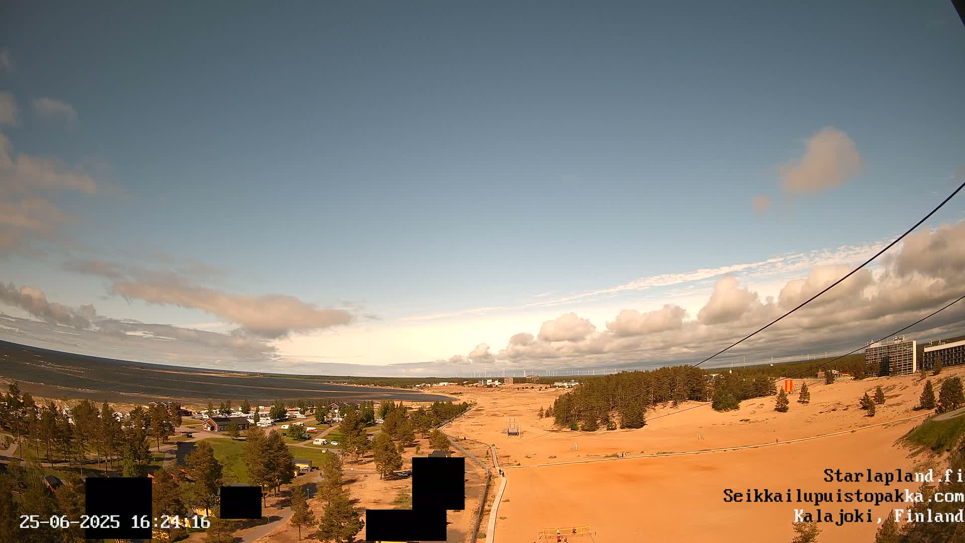 Adventure Park Pakka, Kalajoki, Aurora Boreails/Northern Lights  Live Cam - Kalajoki, Ylivieska, North Ostrobothnia, Finland