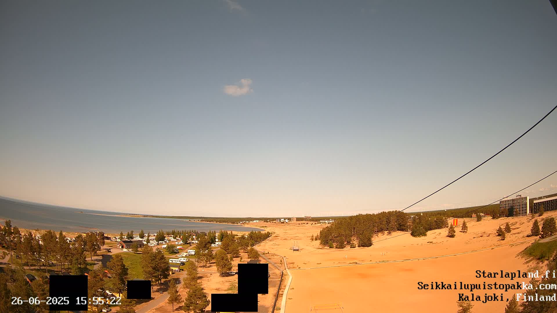 Adventure Park Pakka, Kalajoki, Aurora Boreails/Northern Lights  Live Cam - Kalajoki, Ylivieska, North Ostrobothnia, Finland