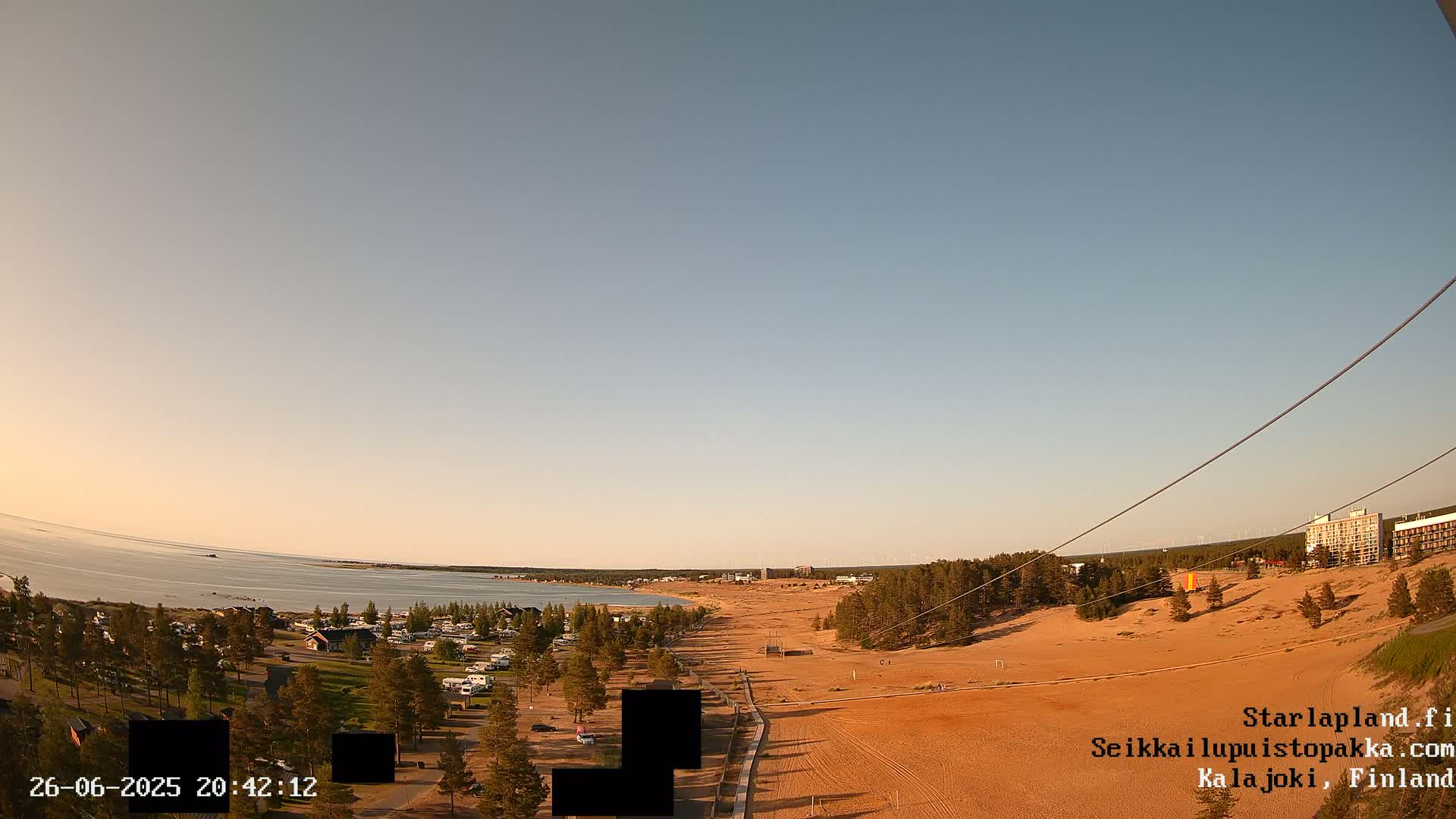 Adventure Park Pakka, Kalajoki, Aurora Boreails/Northern Lights  Live Cam - Kalajoki, Ylivieska, North Ostrobothnia, Finland