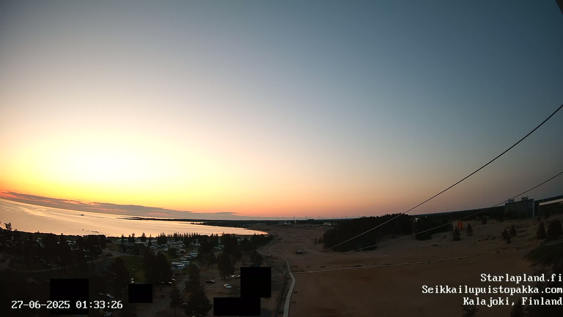Adventure Park Pakka, Kalajoki, Aurora Boreails/Northern Lights  Live Cam - Kalajoki, Ylivieska, North Ostrobothnia, Finland