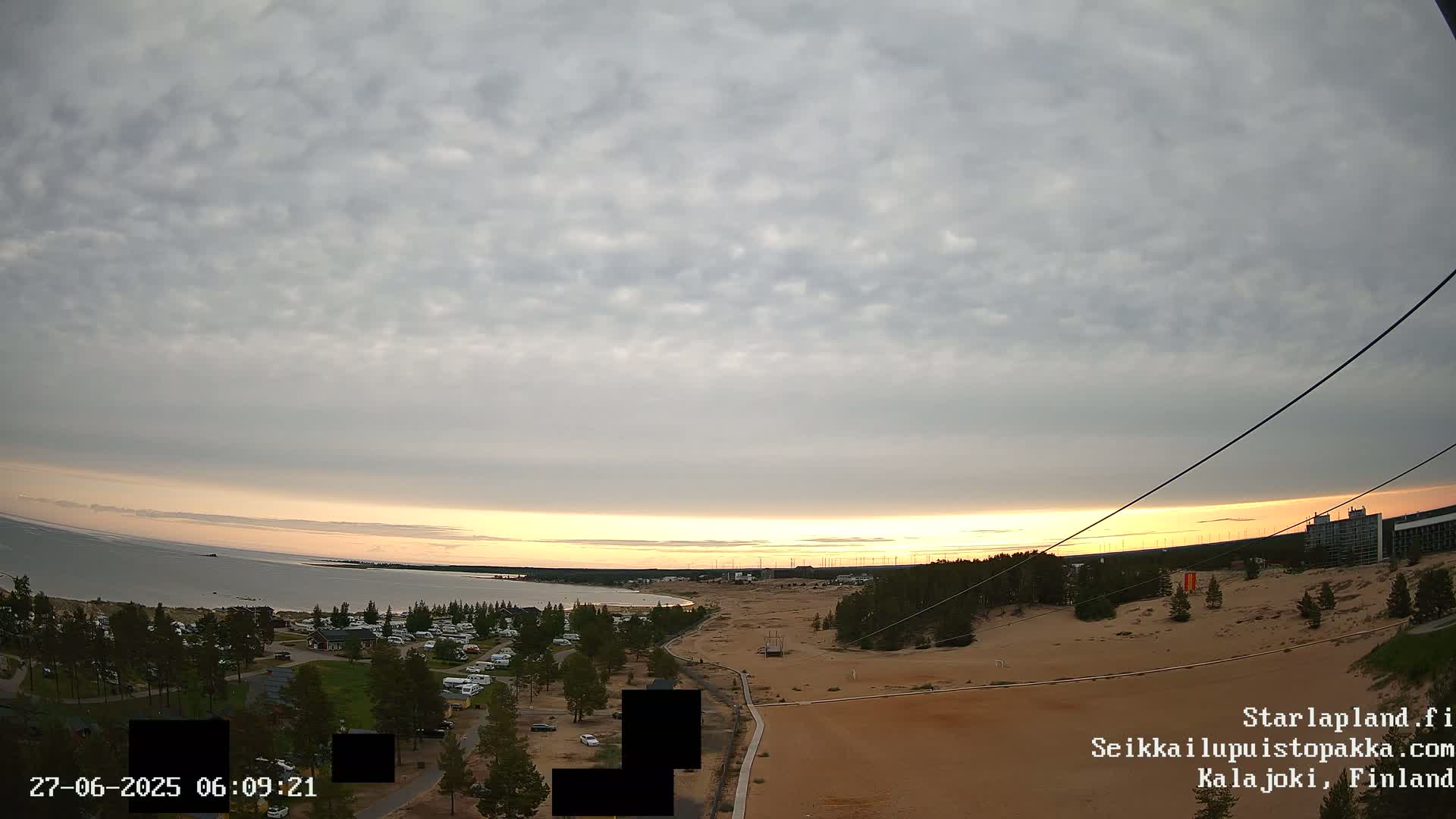 Adventure Park Pakka, Kalajoki, Aurora Boreails/Northern Lights  Live Cam - Kalajoki, Ylivieska, North Ostrobothnia, Finland