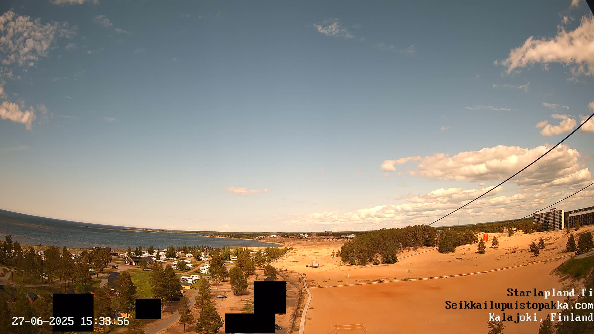 Adventure Park Pakka, Kalajoki, Aurora Boreails/Northern Lights  Live Cam - Kalajoki, Ylivieska, North Ostrobothnia, Finland