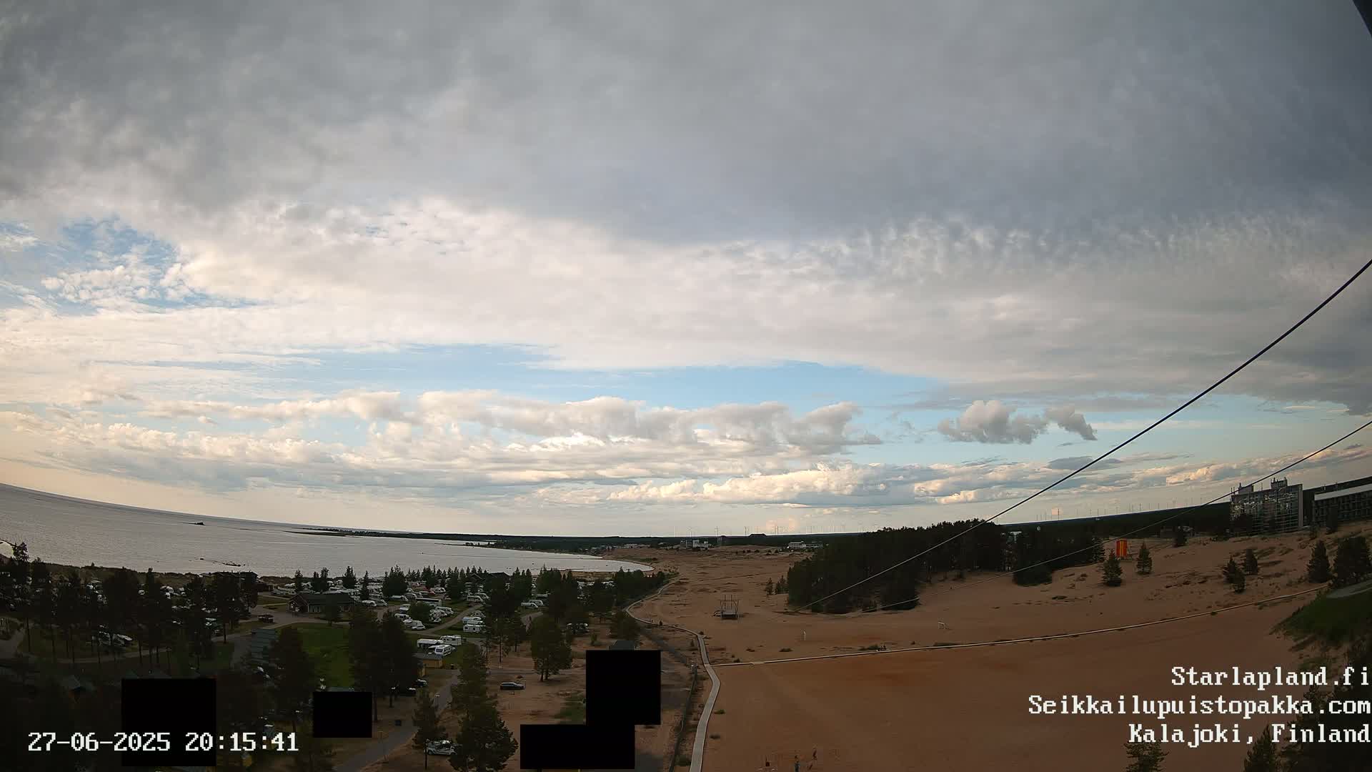 Adventure Park Pakka, Kalajoki, Aurora Boreails/Northern Lights  Live Cam - Kalajoki, Ylivieska, North Ostrobothnia, Finland