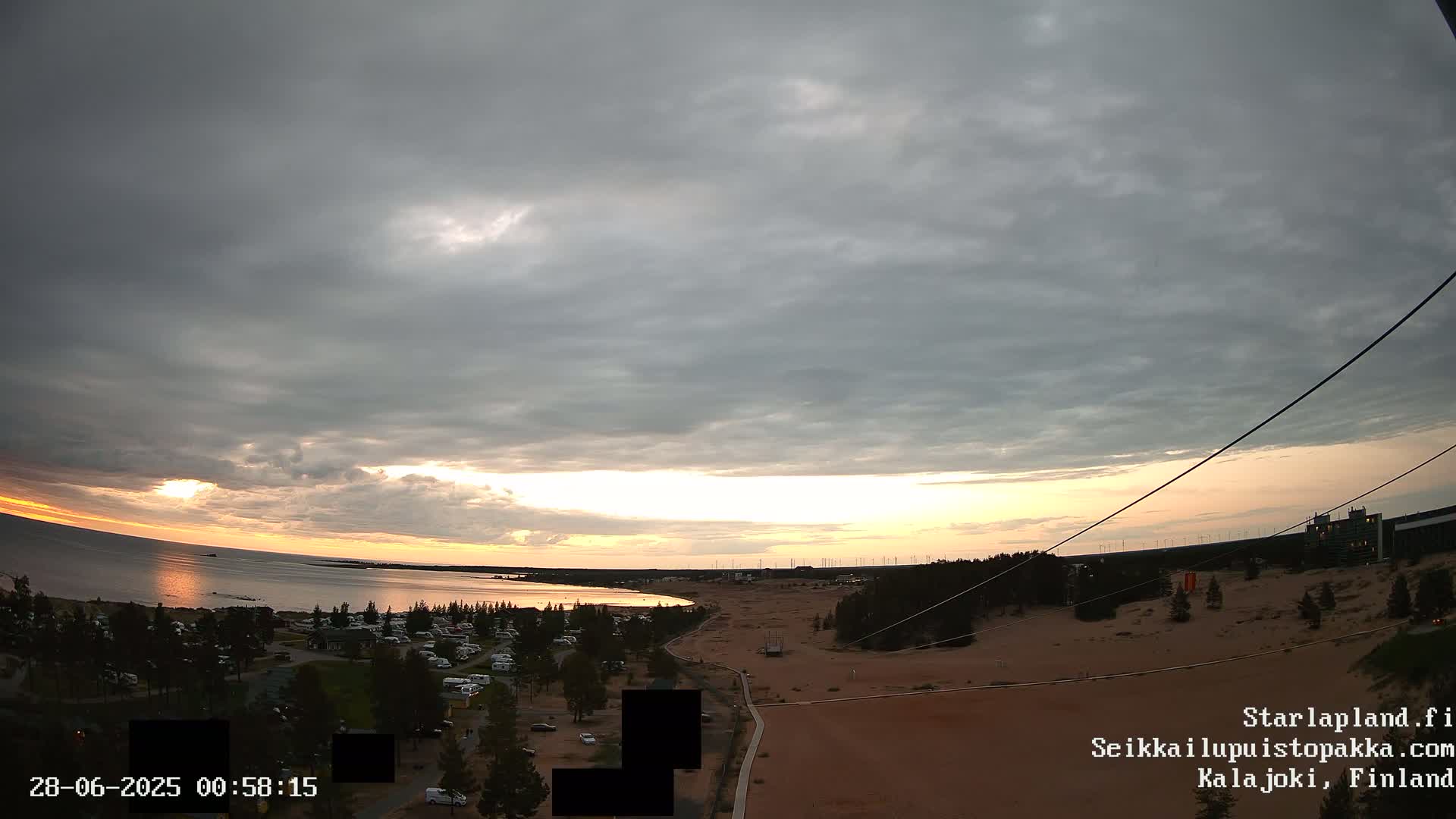 Adventure Park Pakka, Kalajoki, Aurora Boreails/Northern Lights  Live Cam - Kalajoki, Ylivieska, North Ostrobothnia, Finland