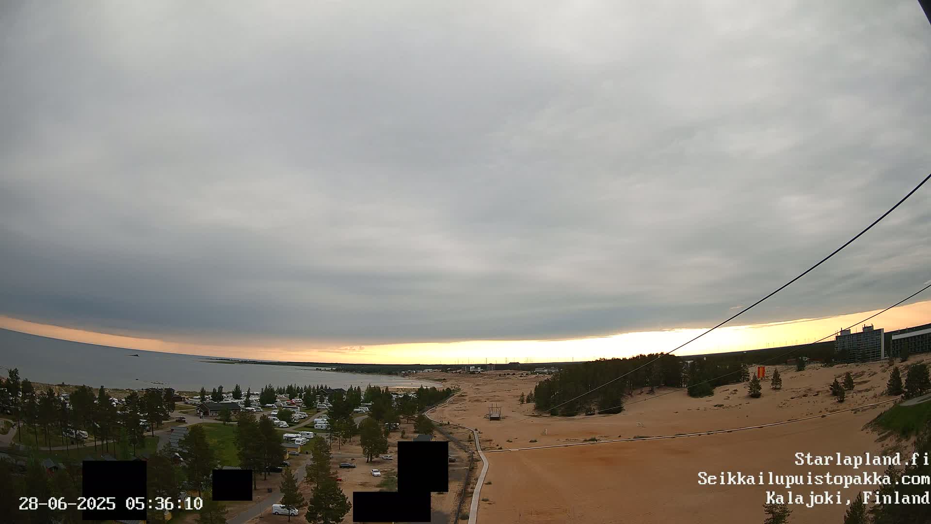 Adventure Park Pakka, Kalajoki, Aurora Boreails/Northern Lights  Live Cam - Kalajoki, Ylivieska, North Ostrobothnia, Finland