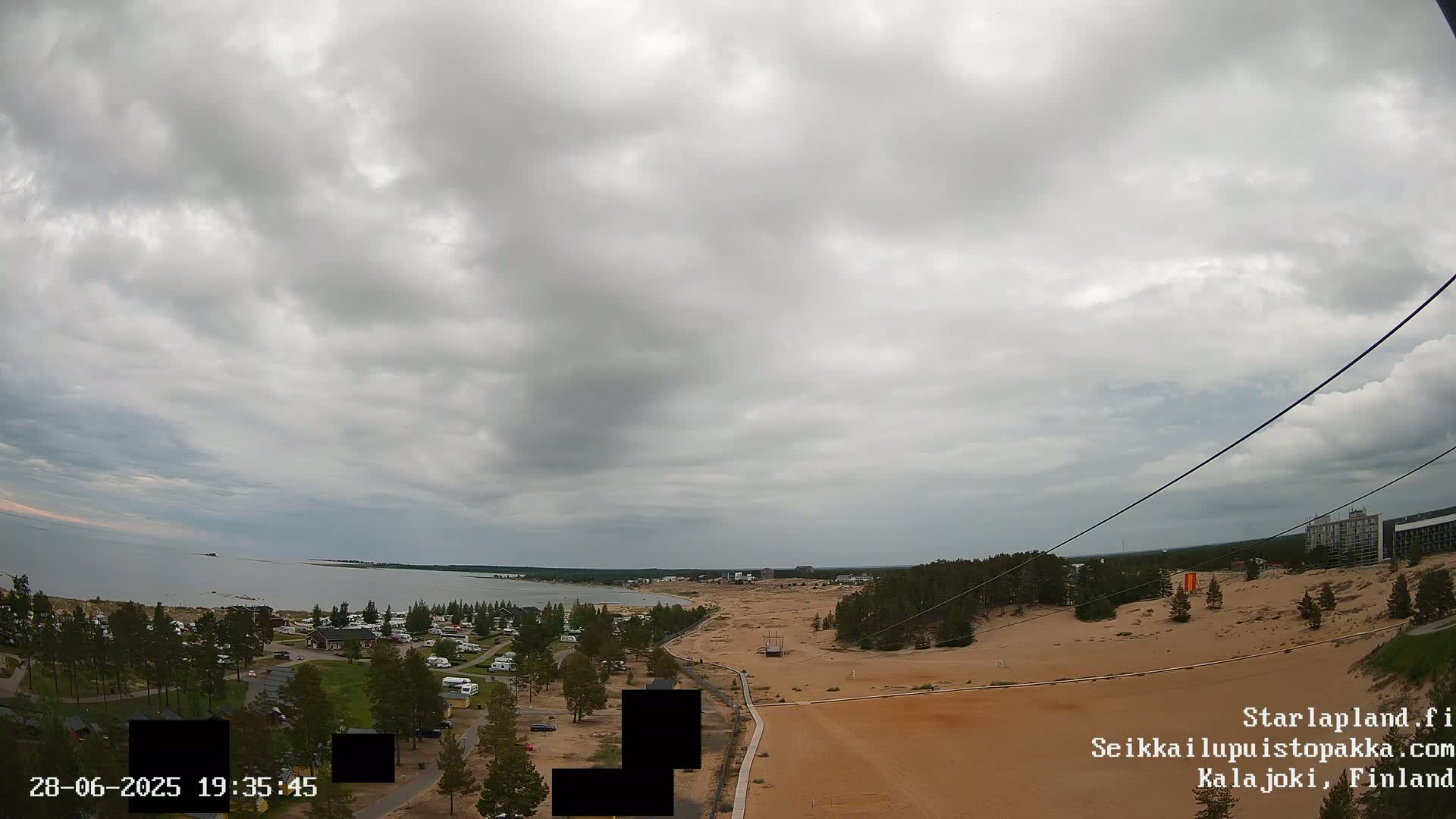 Adventure Park Pakka, Kalajoki, Aurora Boreails/Northern Lights  Live Cam - Kalajoki, Ylivieska, North Ostrobothnia, Finland