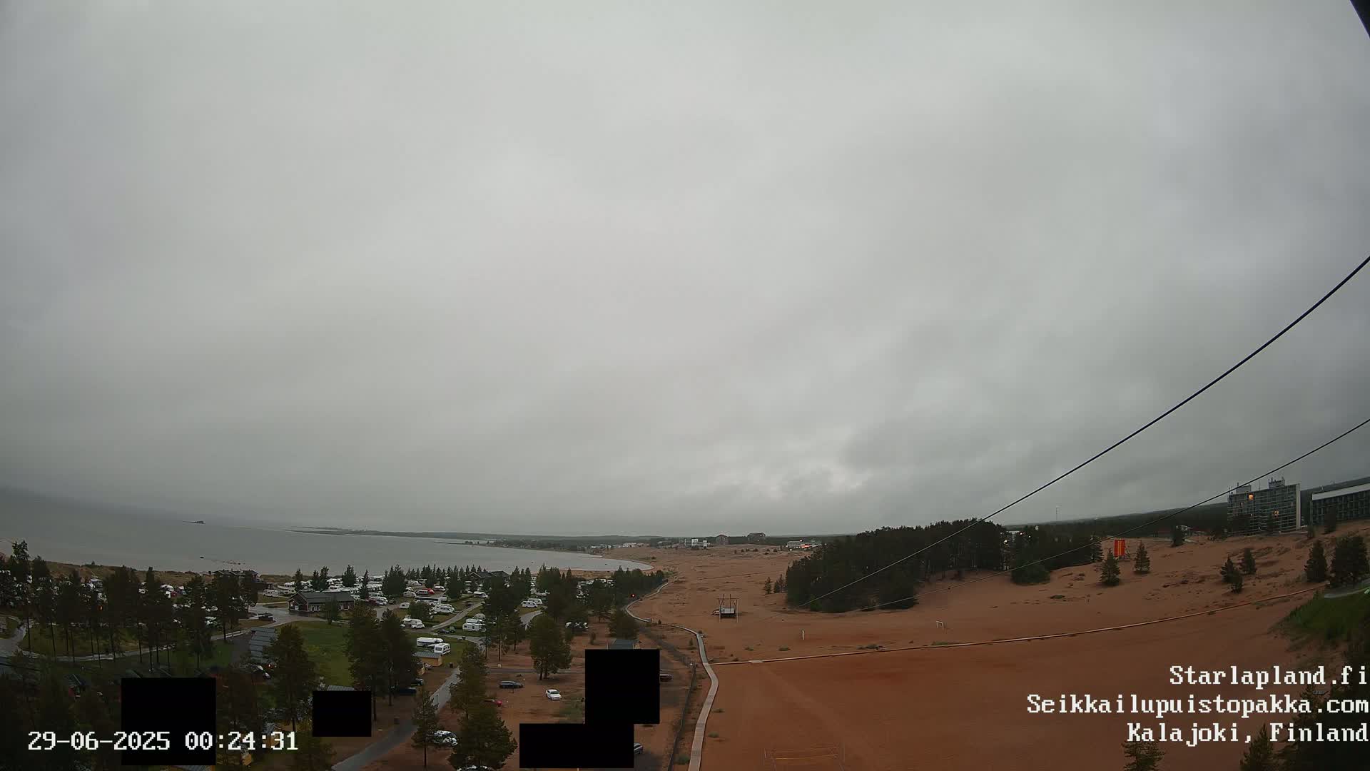 Adventure Park Pakka, Kalajoki, Aurora Boreails/Northern Lights  Live Cam - Kalajoki, Ylivieska, North Ostrobothnia, Finland