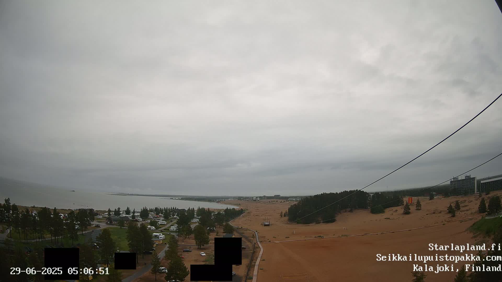 Adventure Park Pakka, Kalajoki, Aurora Boreails/Northern Lights  Live Cam - Kalajoki, Ylivieska, North Ostrobothnia, Finland