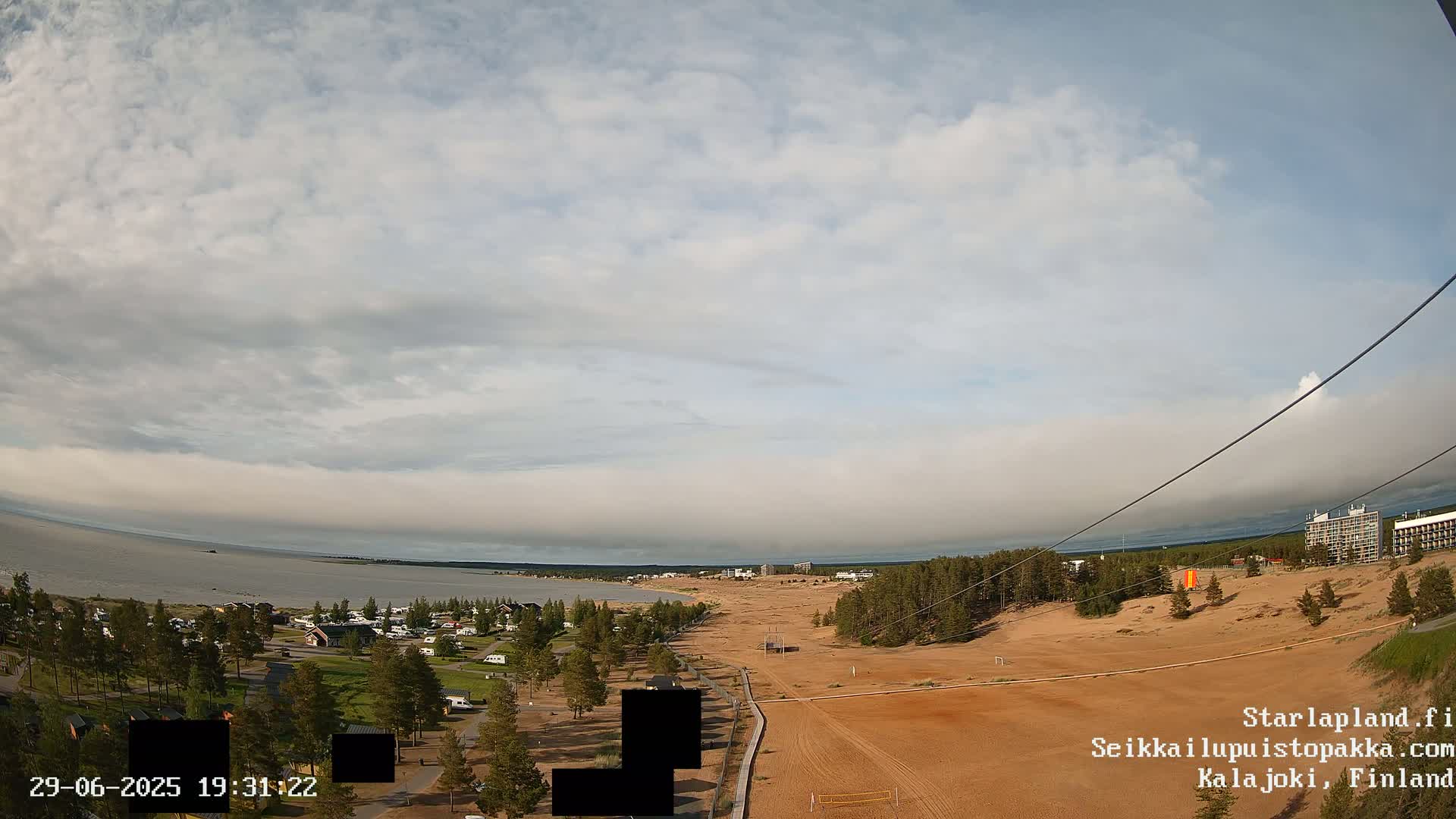 Adventure Park Pakka, Kalajoki, Aurora Boreails/Northern Lights  Live Cam - Kalajoki, Ylivieska, North Ostrobothnia, Finland