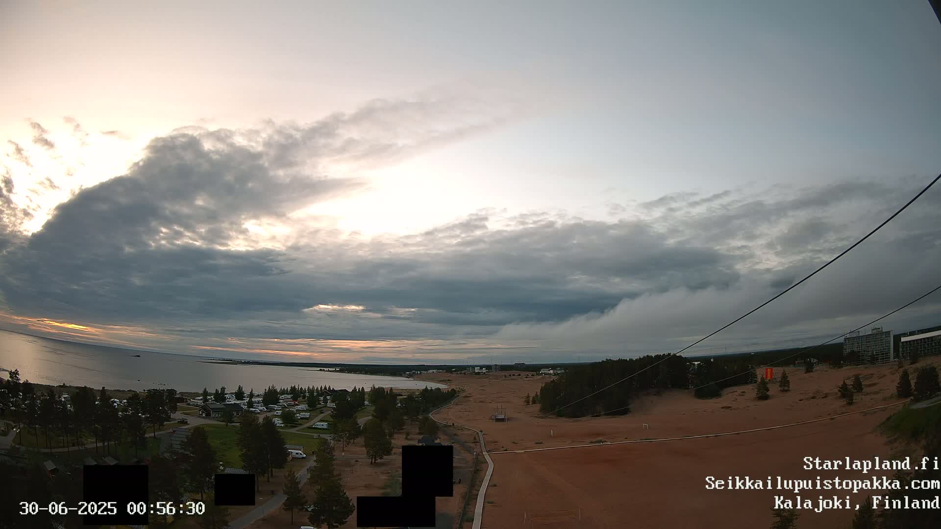 Adventure Park Pakka, Kalajoki, Aurora Boreails/Northern Lights  Live Cam - Kalajoki, Ylivieska, North Ostrobothnia, Finland