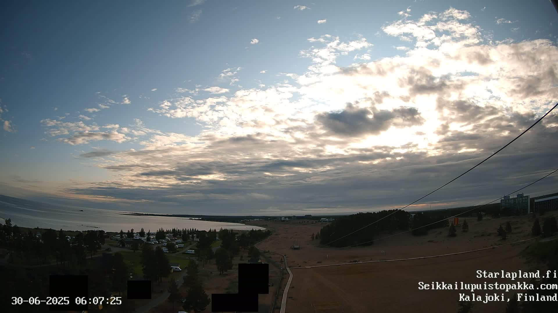 Adventure Park Pakka, Kalajoki, Aurora Boreails/Northern Lights  Live Cam - Kalajoki, Ylivieska, North Ostrobothnia, Finland