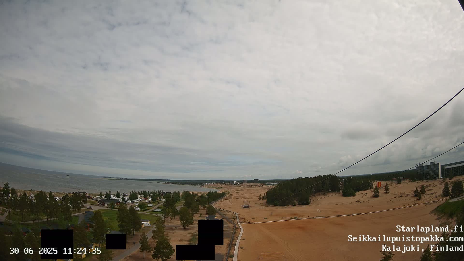 Adventure Park Pakka, Kalajoki, Aurora Boreails/Northern Lights  Live Cam - Kalajoki, Ylivieska, North Ostrobothnia, Finland