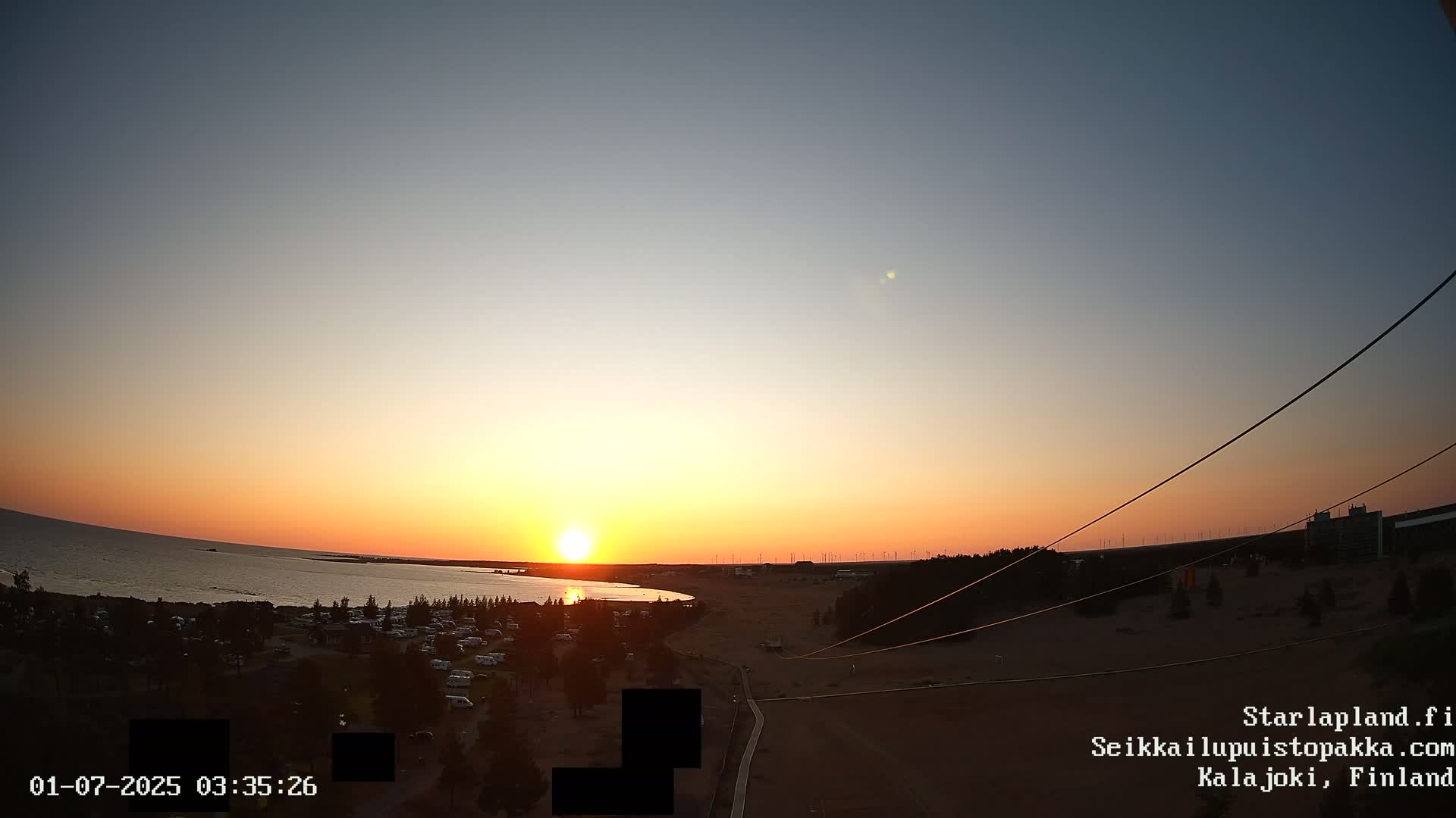 Adventure Park Pakka, Kalajoki, Aurora Boreails/Northern Lights  Live Cam - Kalajoki, Ylivieska, North Ostrobothnia, Finland