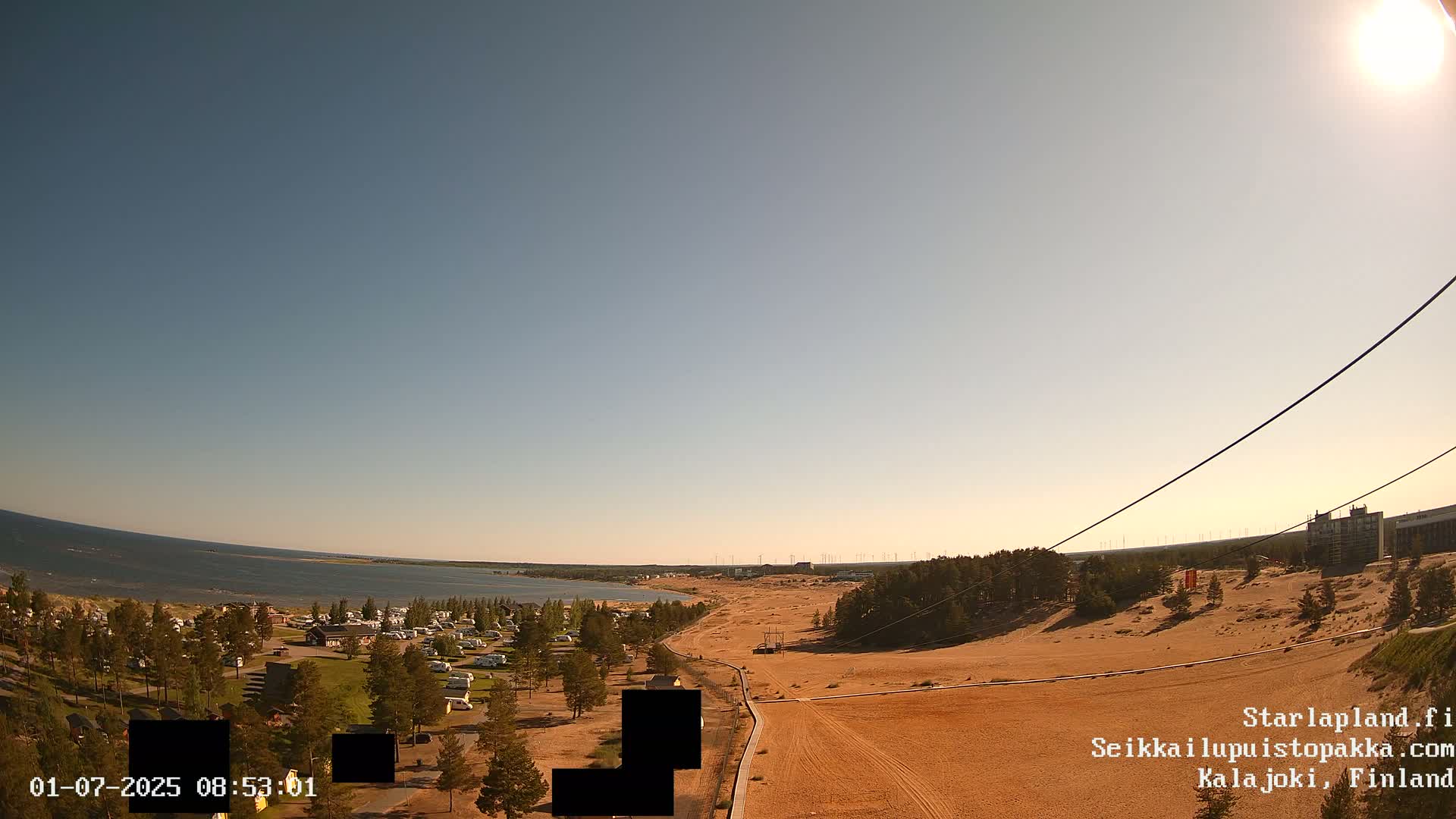 Adventure Park Pakka, Kalajoki, Aurora Boreails/Northern Lights  Live Cam - Kalajoki, Ylivieska, North Ostrobothnia, Finland