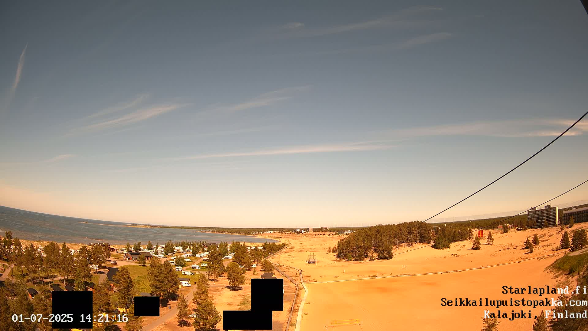Adventure Park Pakka, Kalajoki, Aurora Boreails/Northern Lights  Live Cam - Kalajoki, Ylivieska, North Ostrobothnia, Finland