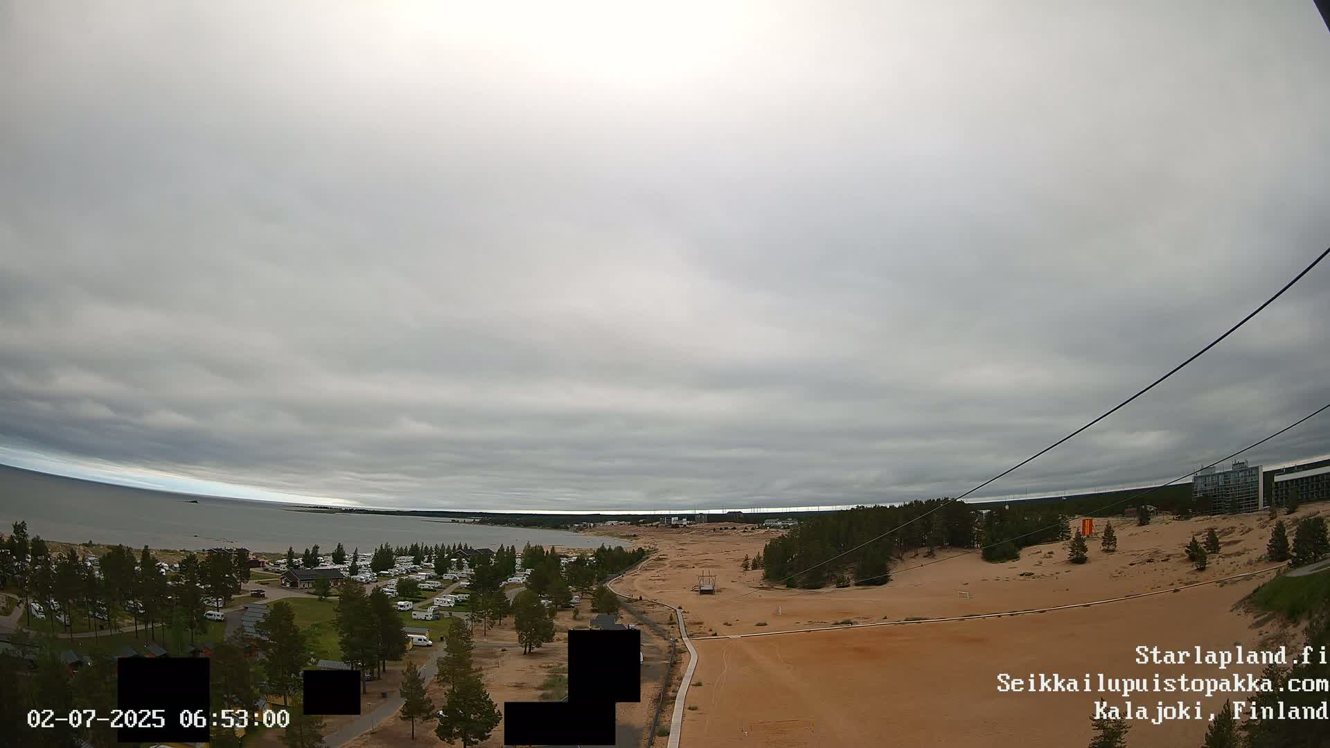 Adventure Park Pakka, Kalajoki, Aurora Boreails/Northern Lights  Live Cam - Kalajoki, Ylivieska, North Ostrobothnia, Finland
