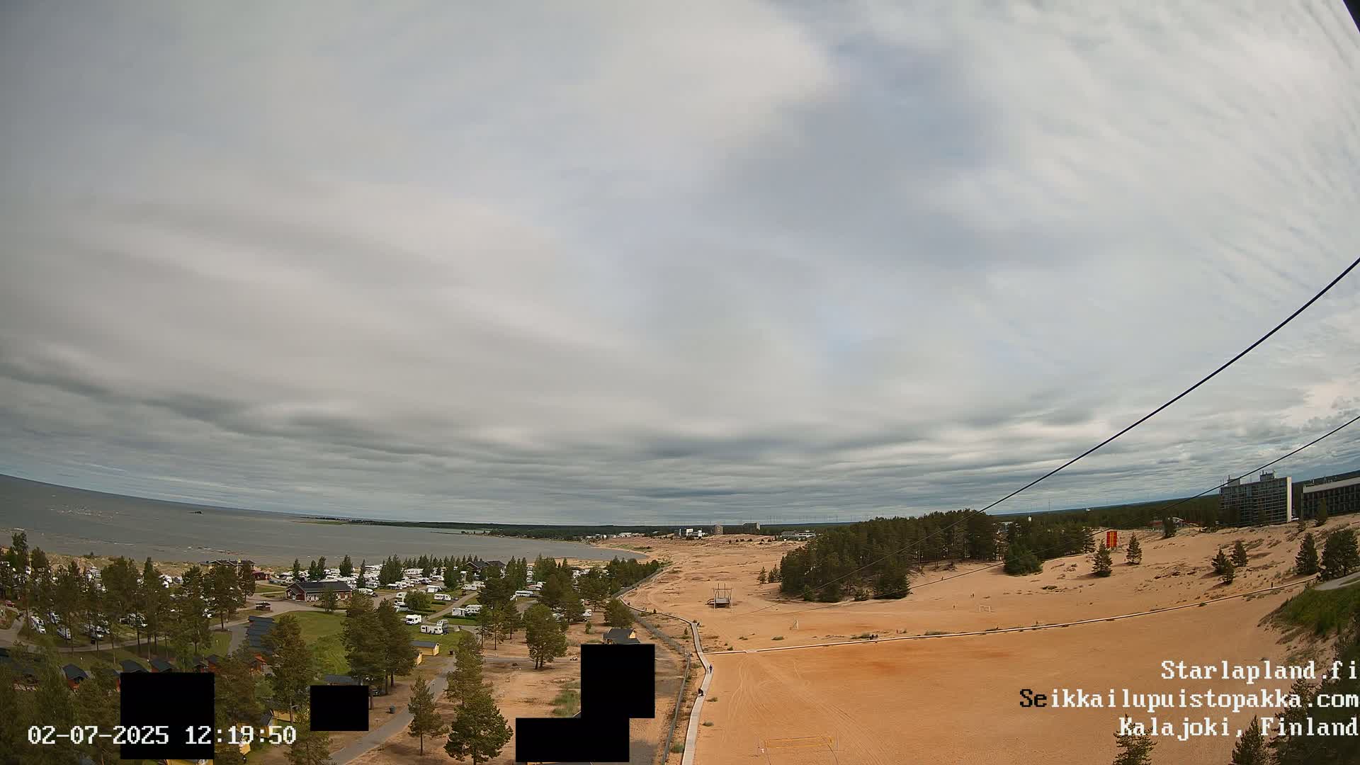 Adventure Park Pakka, Kalajoki, Aurora Boreails/Northern Lights  Live Cam - Kalajoki, Ylivieska, North Ostrobothnia, Finland