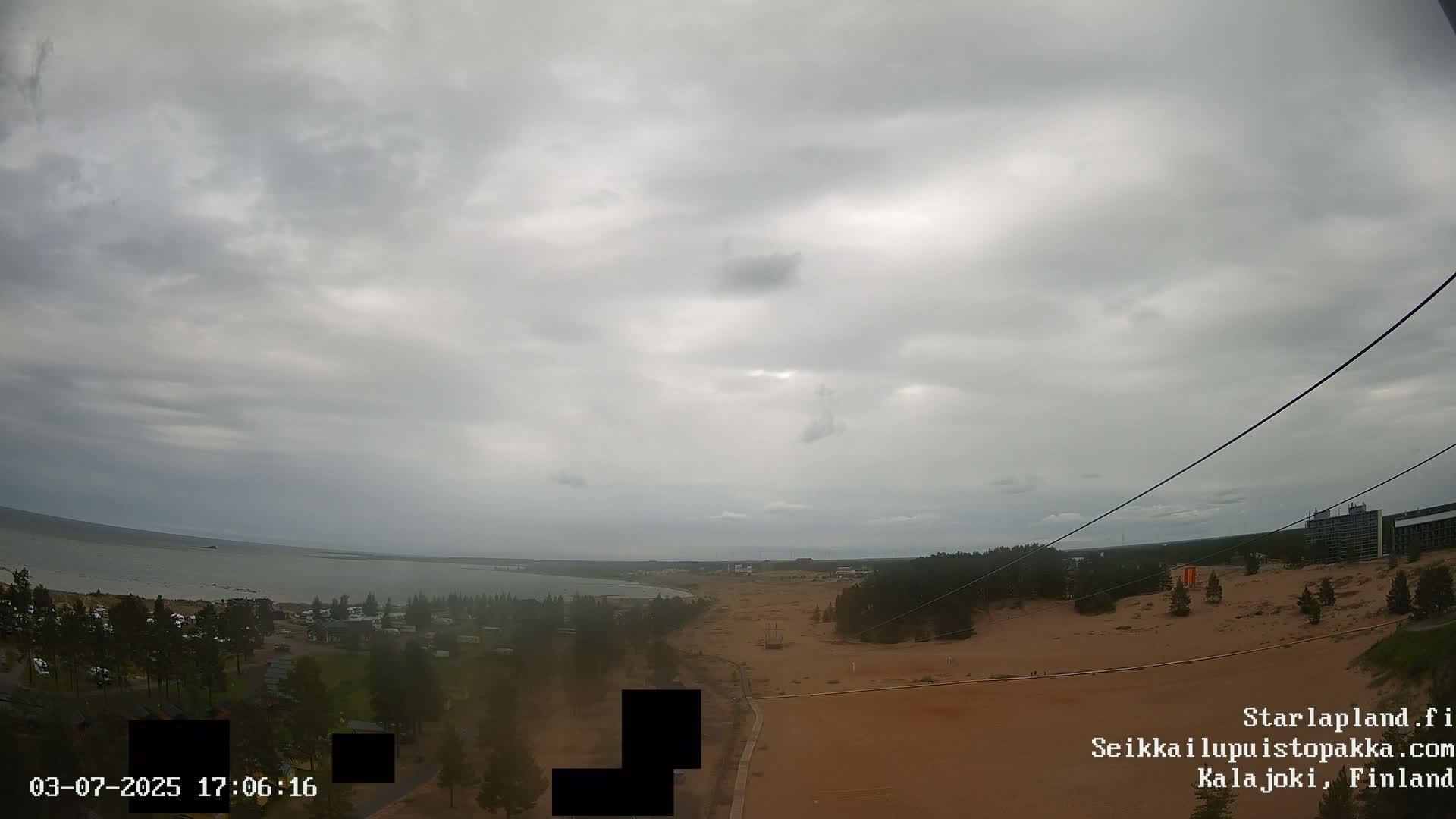 Adventure Park Pakka, Kalajoki, Aurora Boreails/Northern Lights  Live Cam - Kalajoki, Ylivieska, North Ostrobothnia, Finland