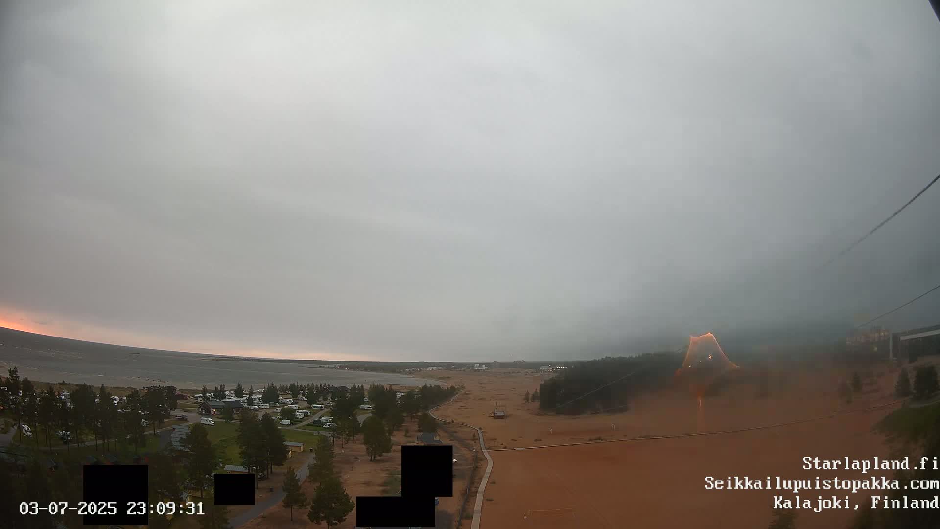 Adventure Park Pakka, Kalajoki, Aurora Boreails/Northern Lights  Live Cam - Kalajoki, Ylivieska, North Ostrobothnia, Finland