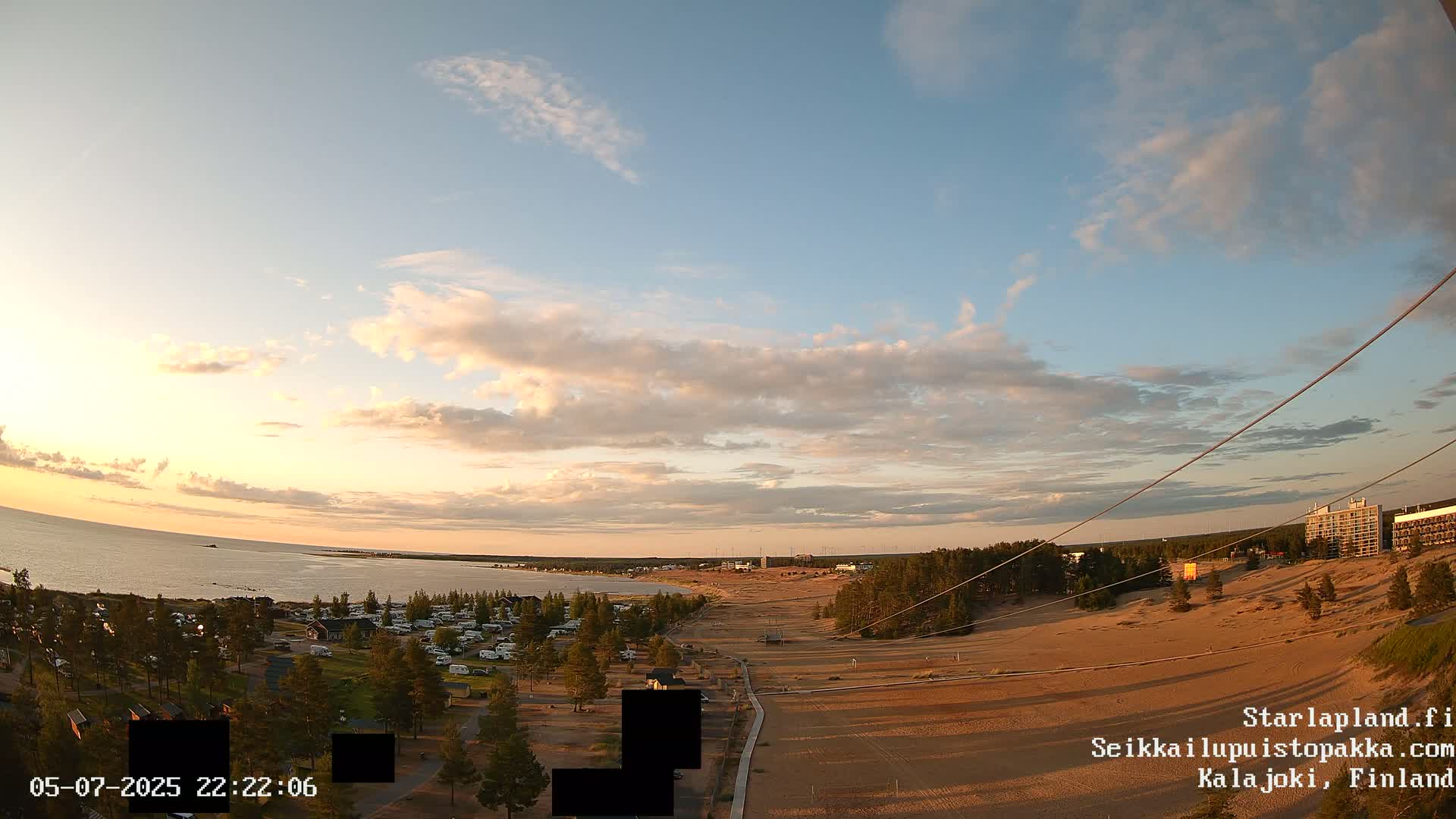 Adventure Park Pakka, Kalajoki, Aurora Boreails/Northern Lights  Live Cam - Kalajoki, Ylivieska, North Ostrobothnia, Finland