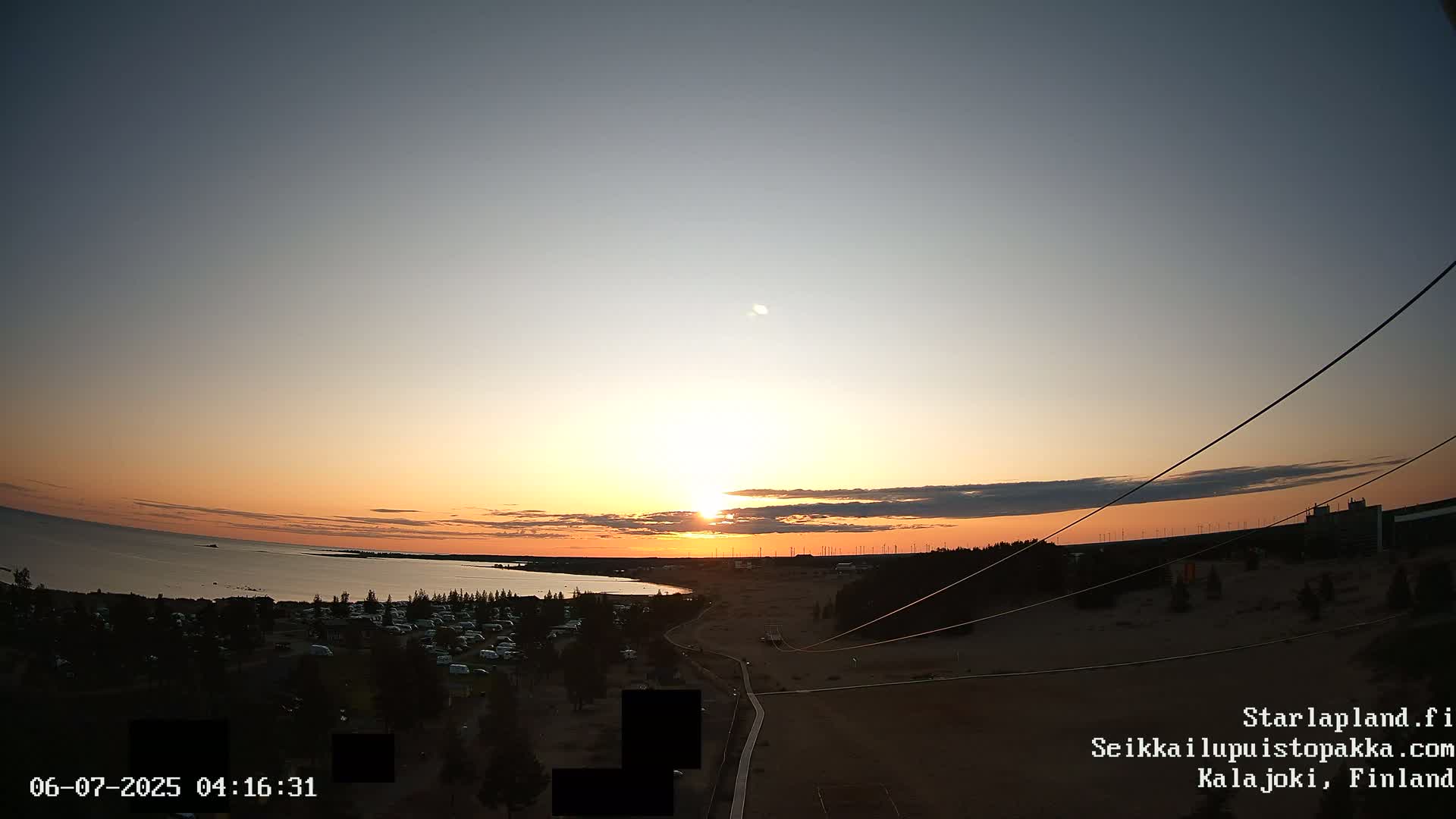 Adventure Park Pakka, Kalajoki, Aurora Boreails/Northern Lights  Live Cam - Kalajoki, Ylivieska, North Ostrobothnia, Finland